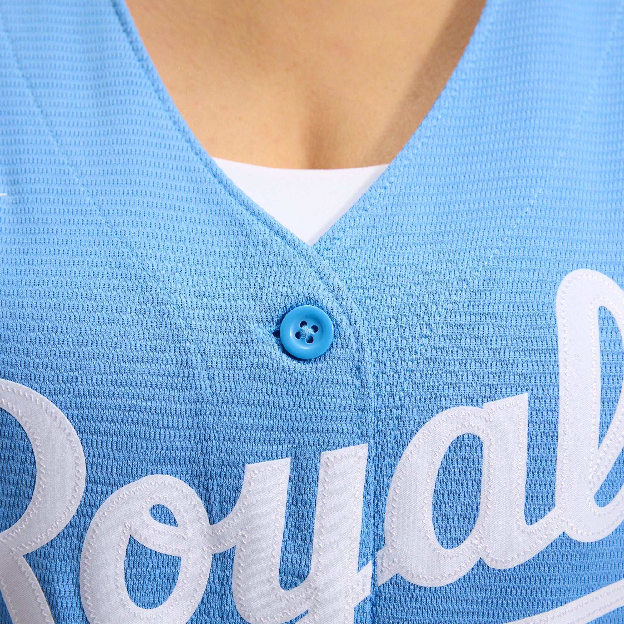 Kansas City Royals Women's Alternate Team Logo Jersey - Light Blue - Image 13