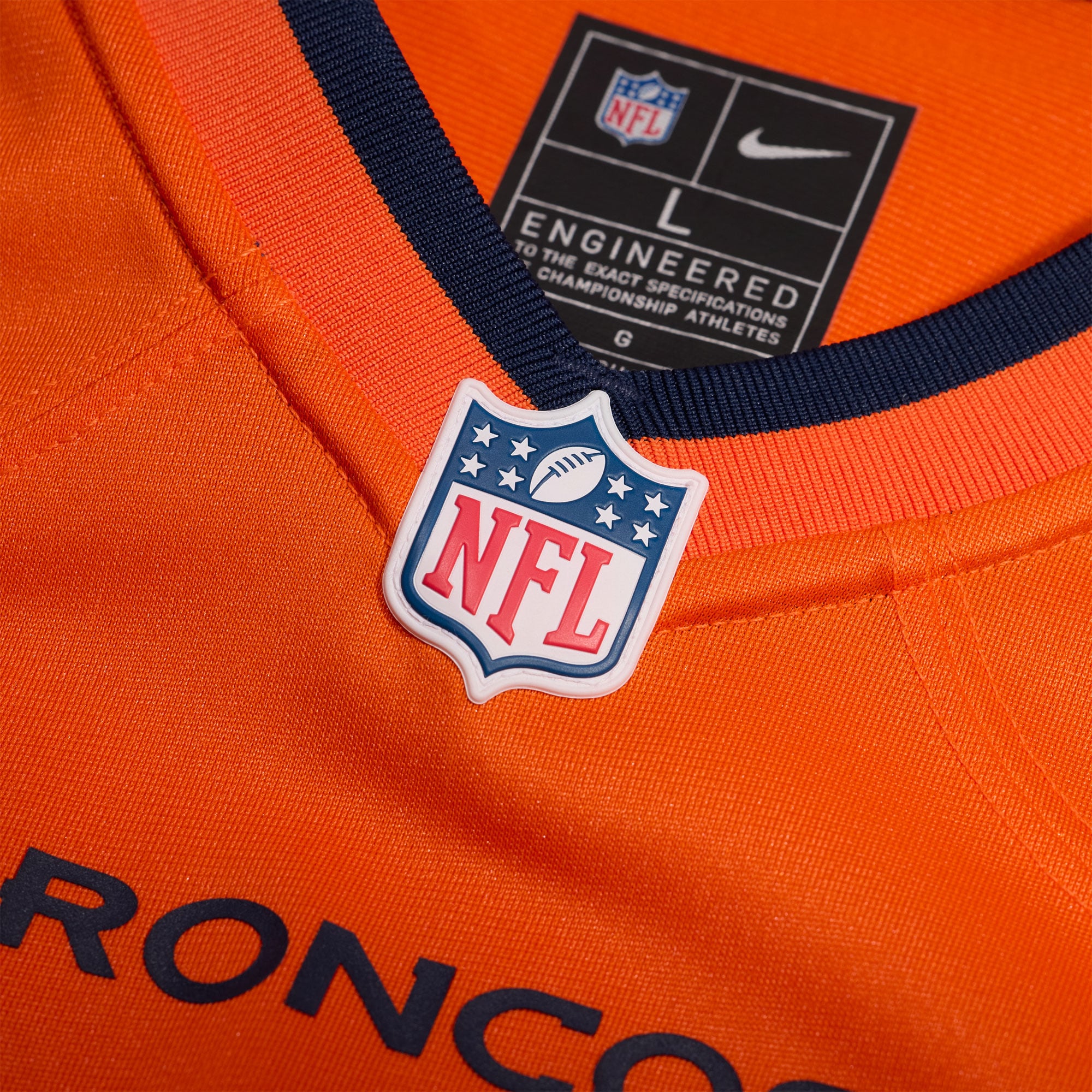 Karene Reid Denver Broncos Team Game Jersey - Orange - Image 5