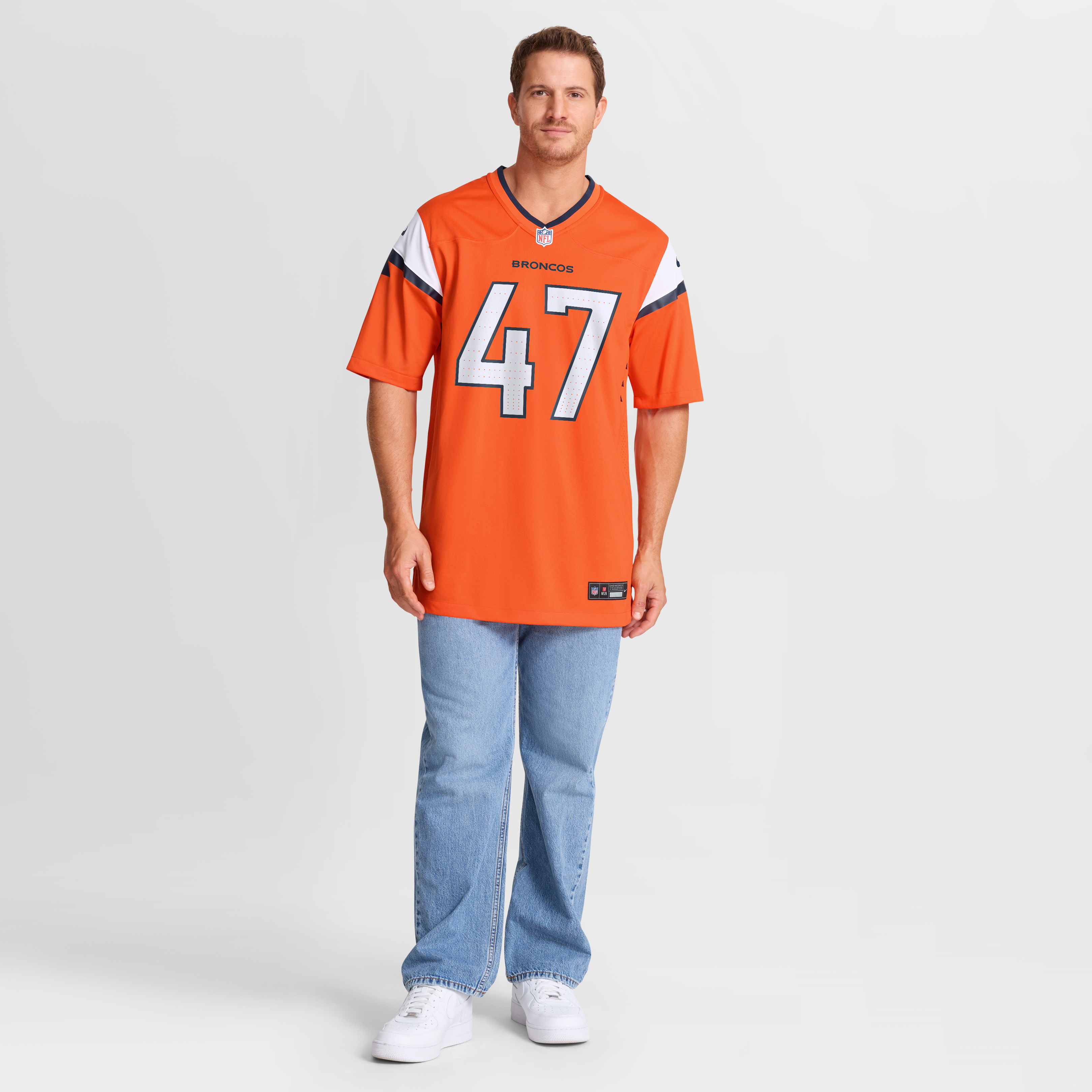 Karene Reid Denver Broncos Team Game Jersey - Orange - Image 8