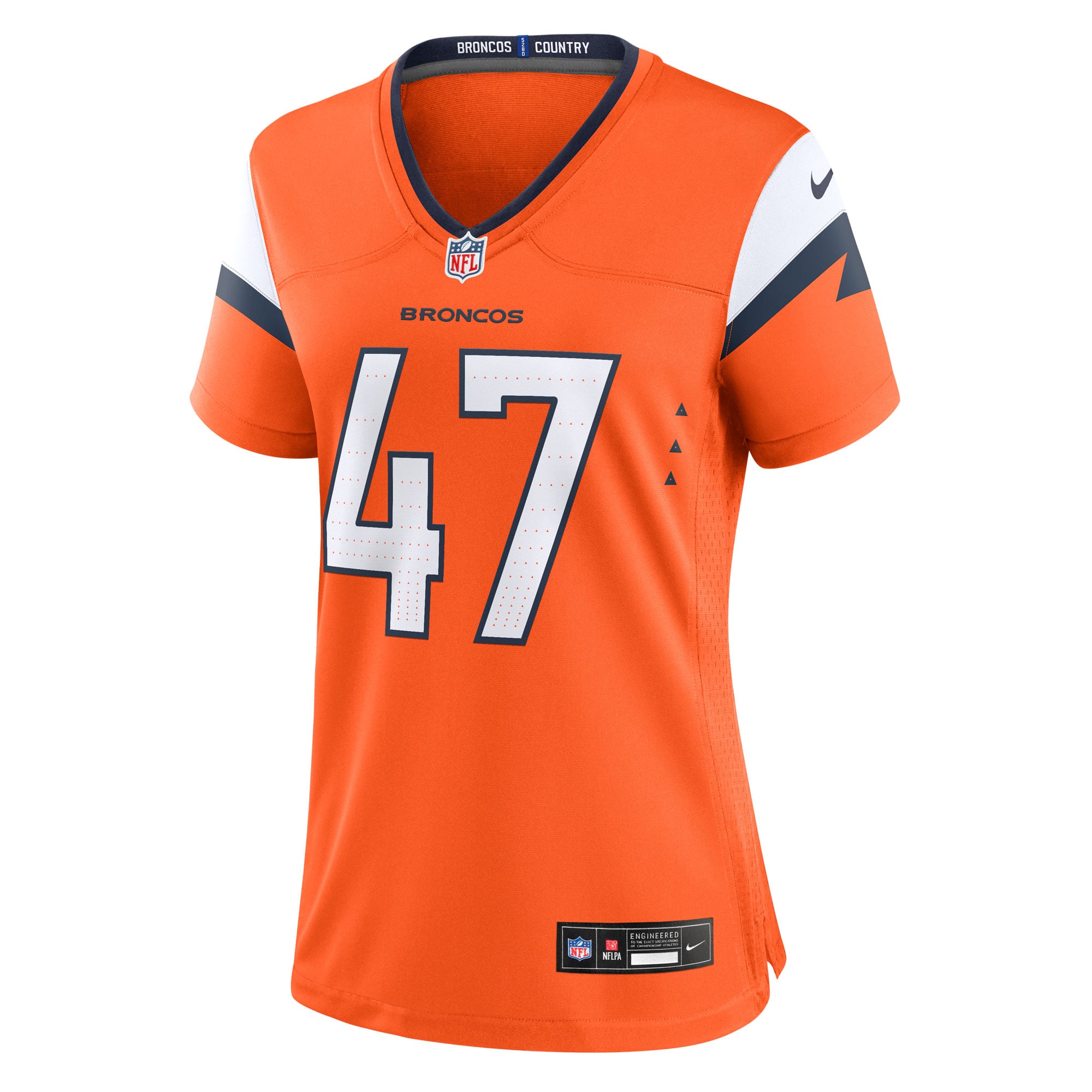 Karene Reid Denver Broncos Women's Team Game Jersey - Orange - Image 3