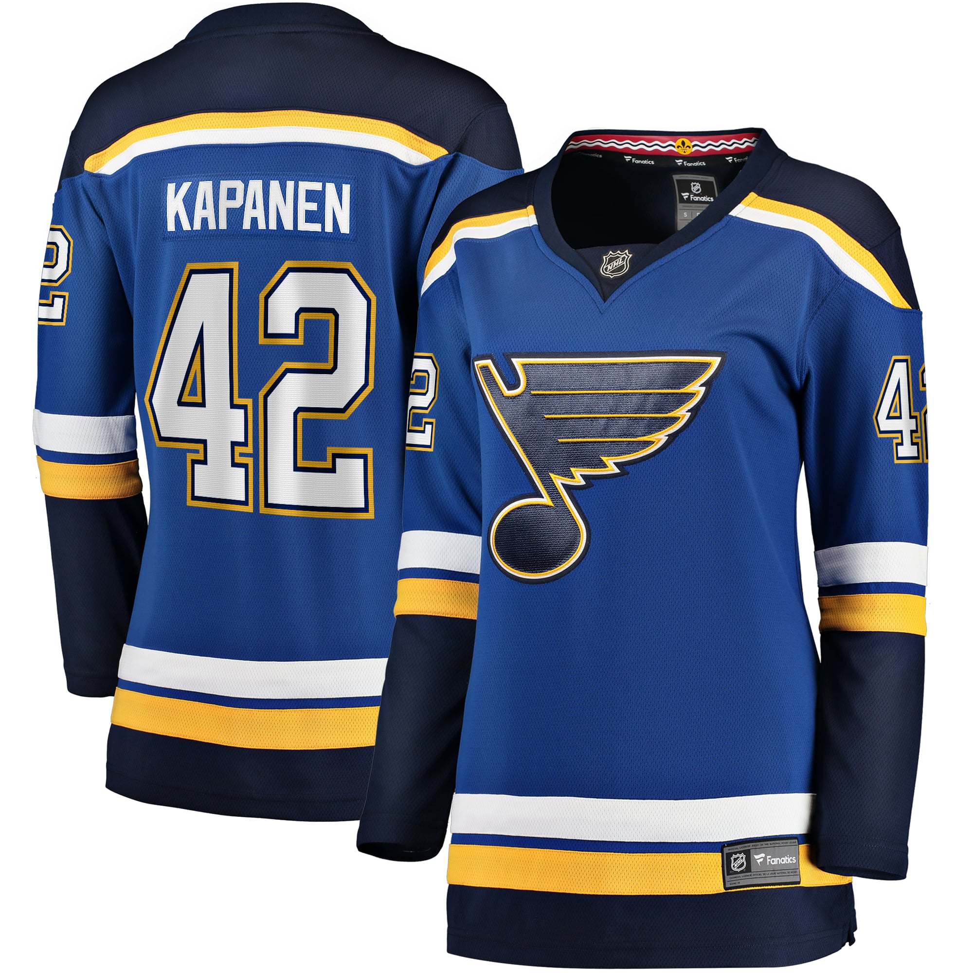 Kasperi Kapanen St. Louis Blues Women's Home Breakaway Player Jersey - Blue - Image 2