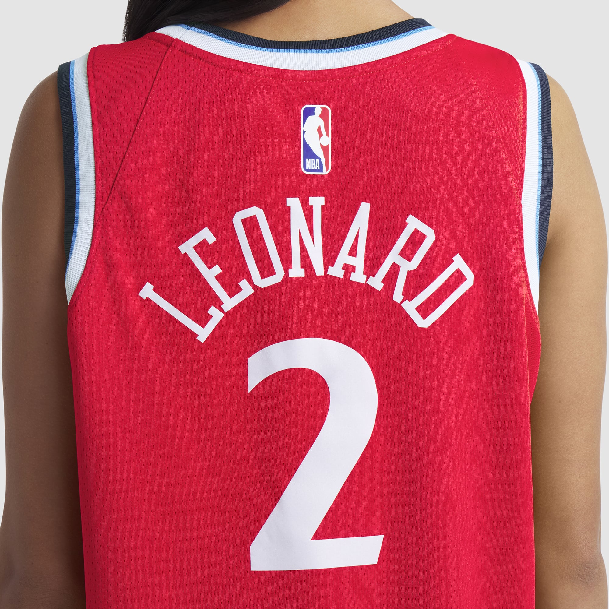 Kawhi Leonard LA Clippers Jordan Brand Unisex 2024/25 Swingman Jersey - Statement Edition - Red - Image 11