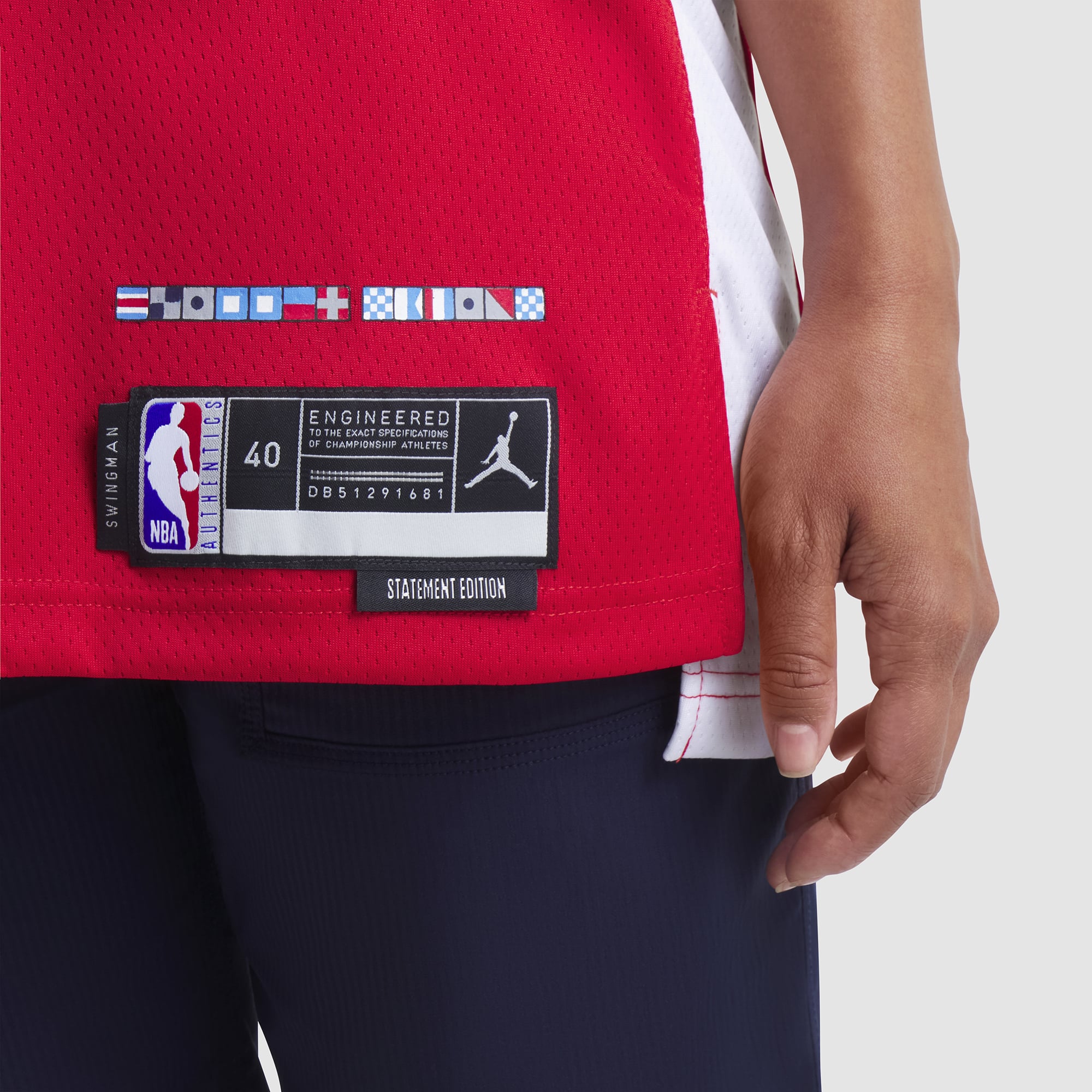 Kawhi Leonard LA Clippers Jordan Brand Unisex 2024/25 Swingman Jersey - Statement Edition - Red - Image 10