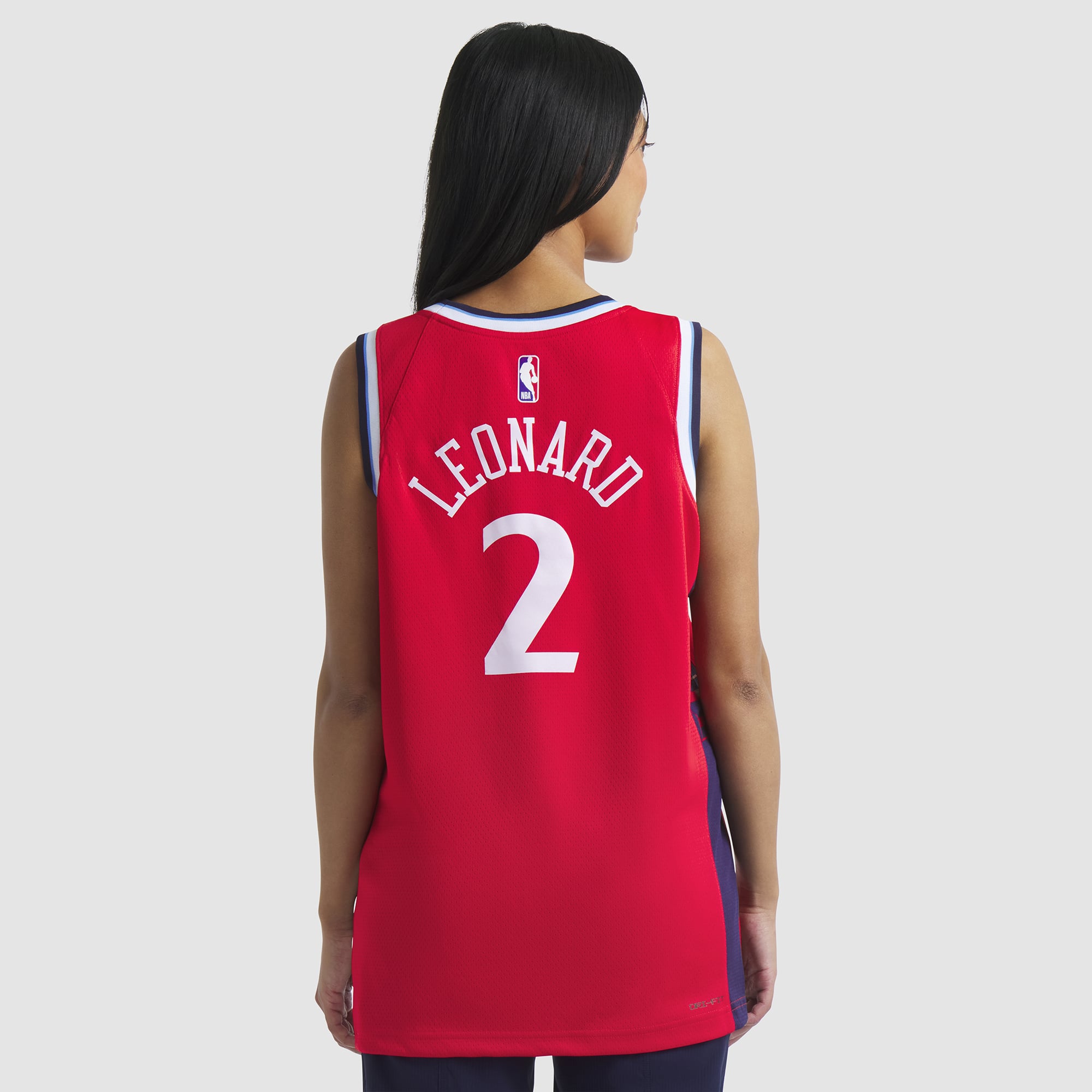 Kawhi Leonard LA Clippers Jordan Brand Unisex 2024/25 Swingman Jersey - Statement Edition - Red - Image 6