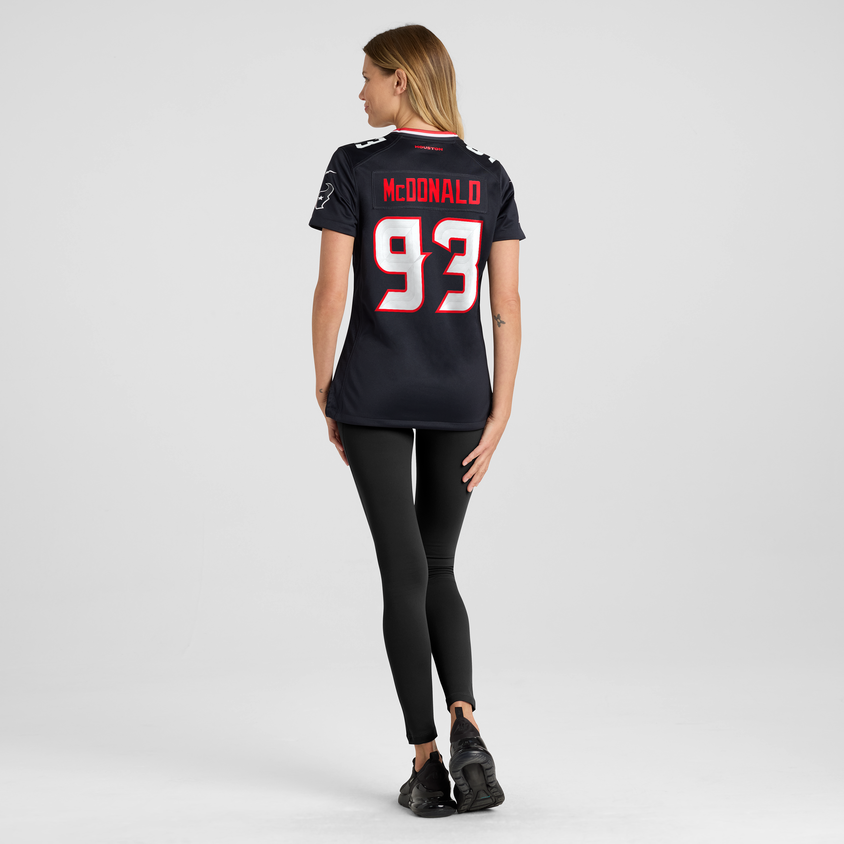 Kayden McDonald Houston Texans Women's Team Game Jersey - Navy - Image 4