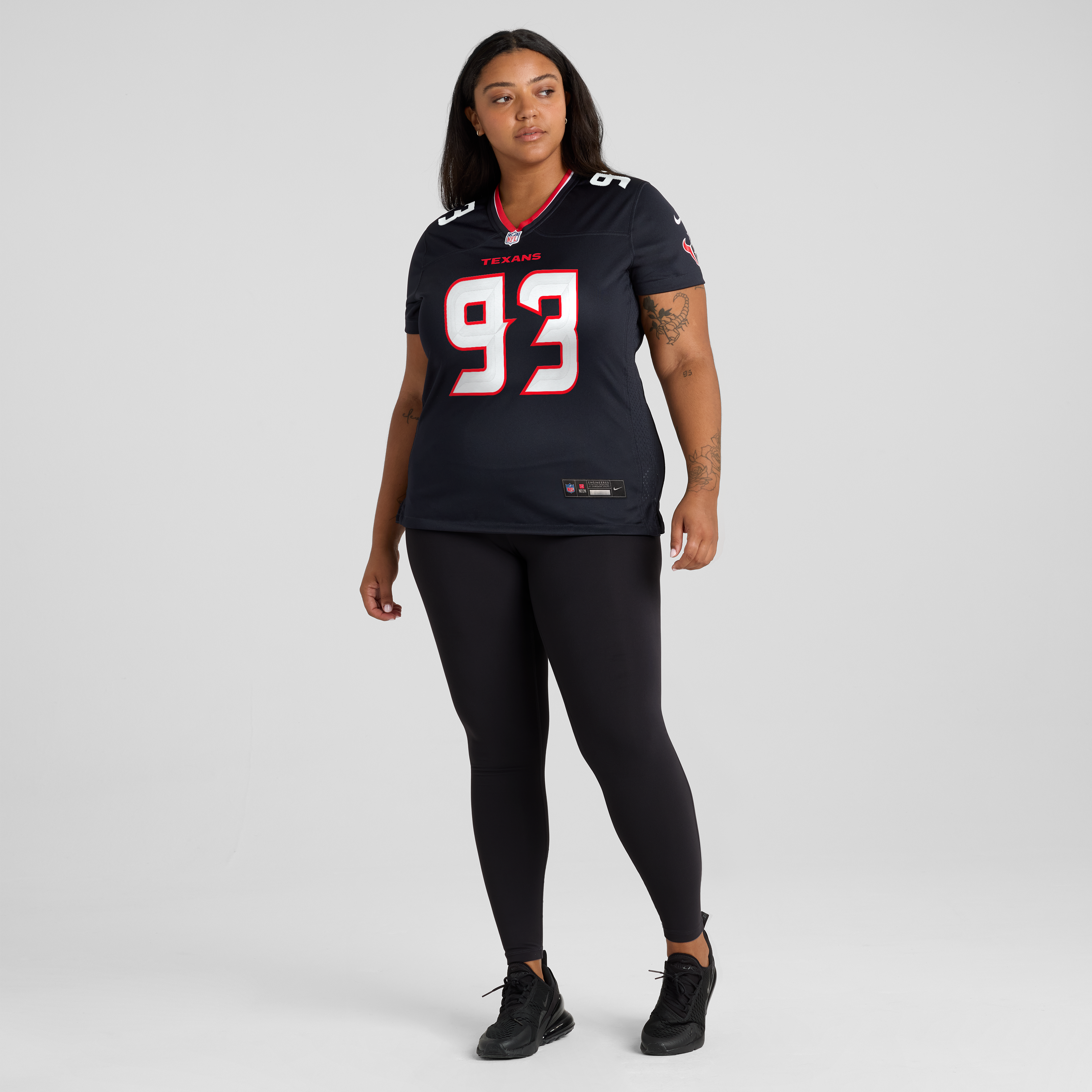 Kayden McDonald Houston Texans Women's Team Game Jersey - Navy - Image 5