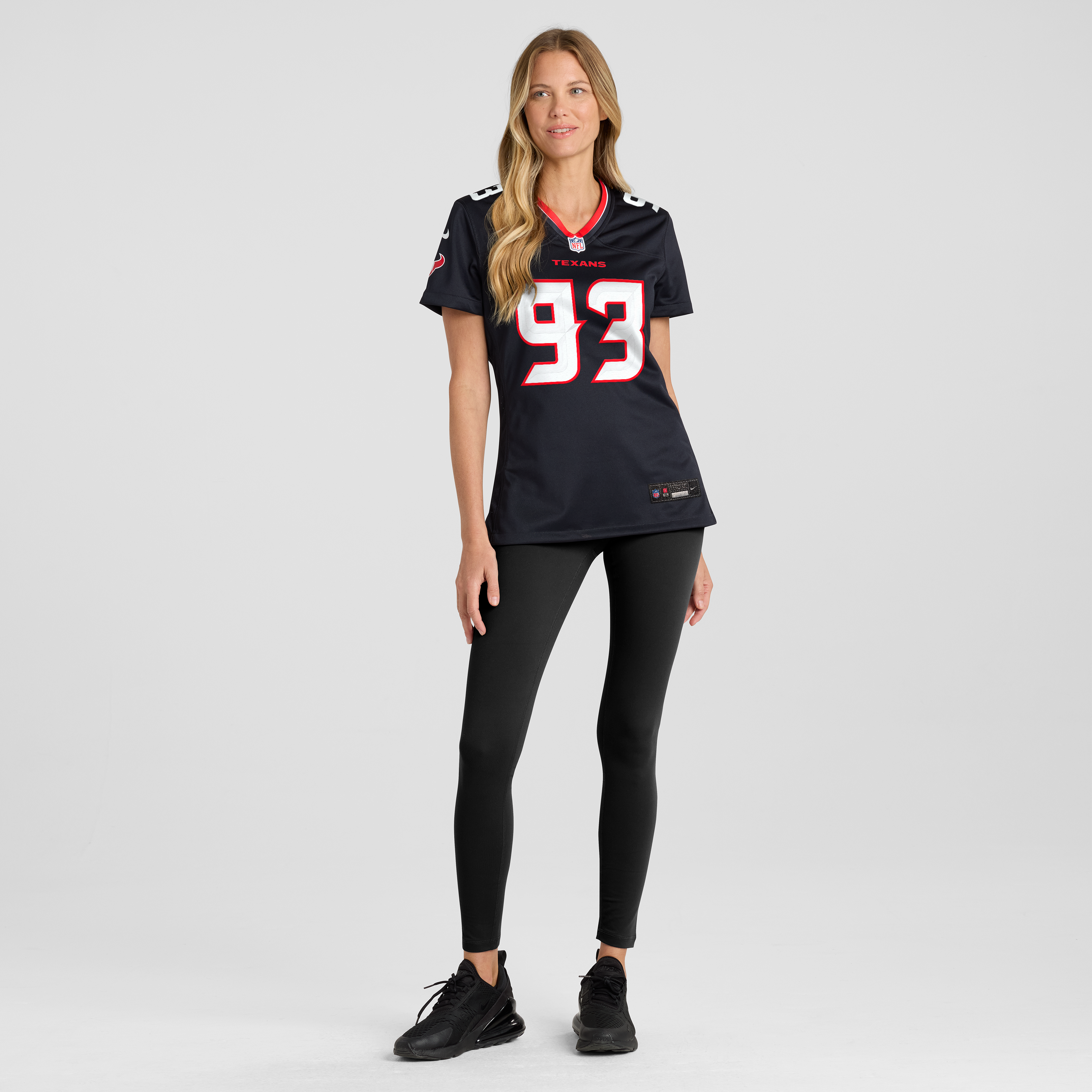 Kayden McDonald Houston Texans Women's Team Game Jersey - Navy - Image 3