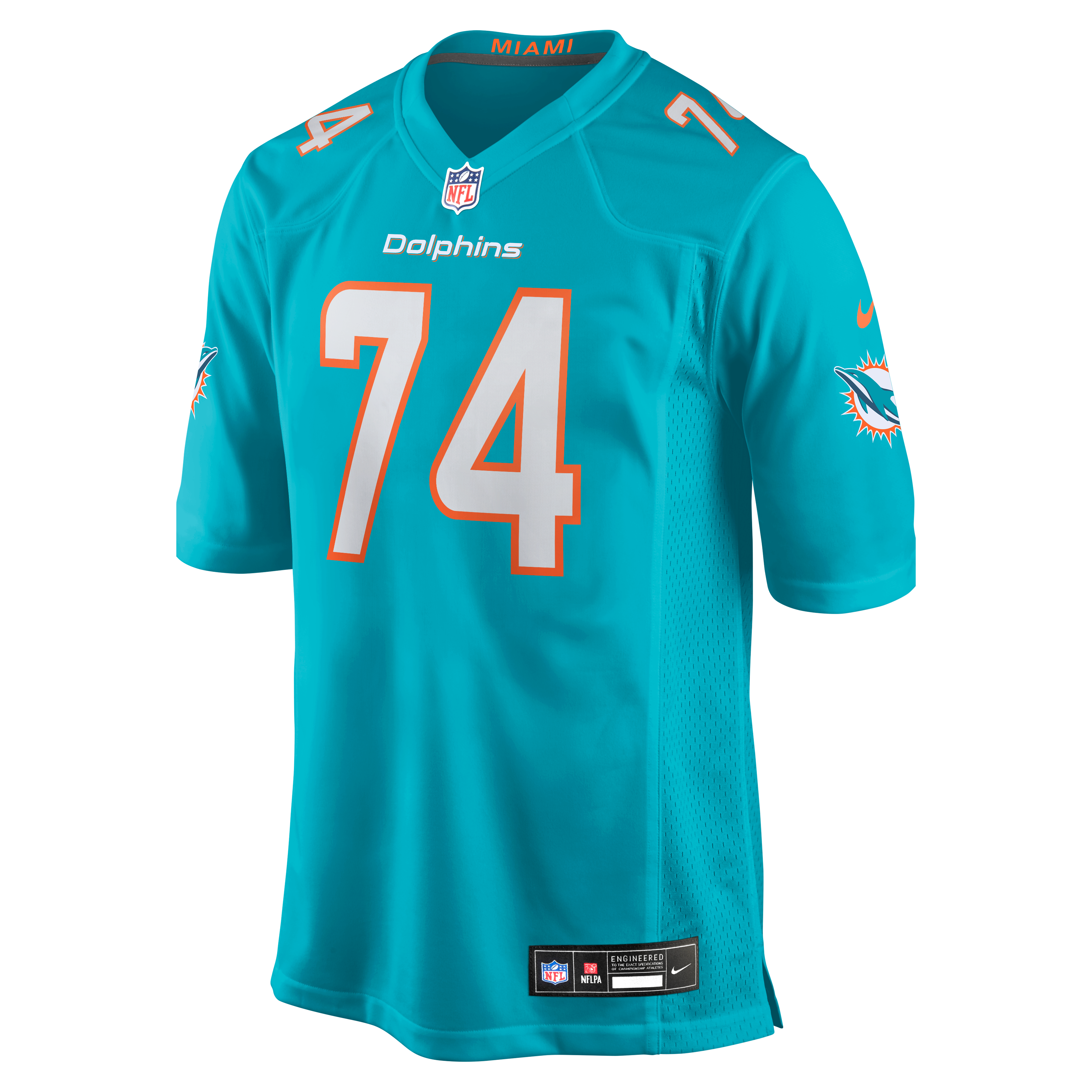 Kayden ProctorMiami Dolphins 2026 Draft First Round Pick No. 12 Team Game Jersey - Aqua - Image 3