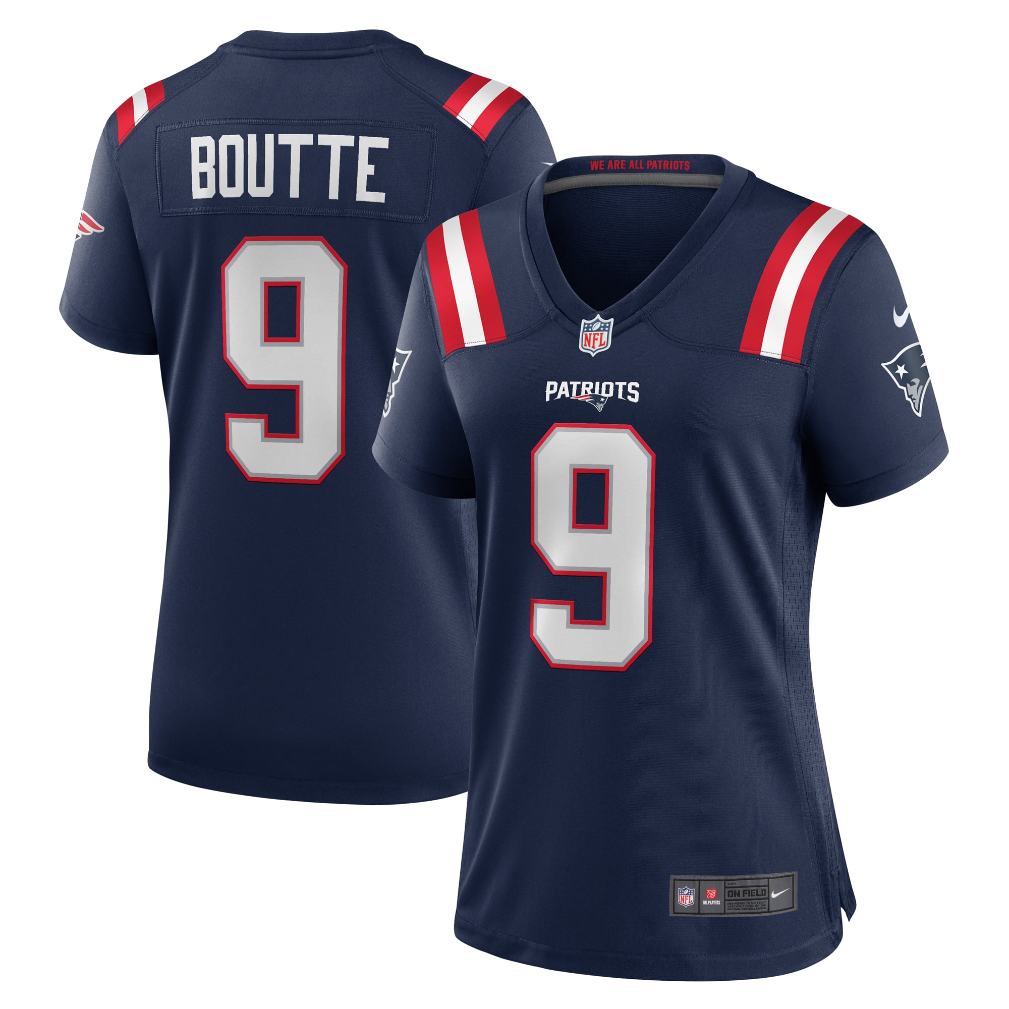 Kayshon Boutte New England Patriots Women's Game Jersey - Navy - Image 2