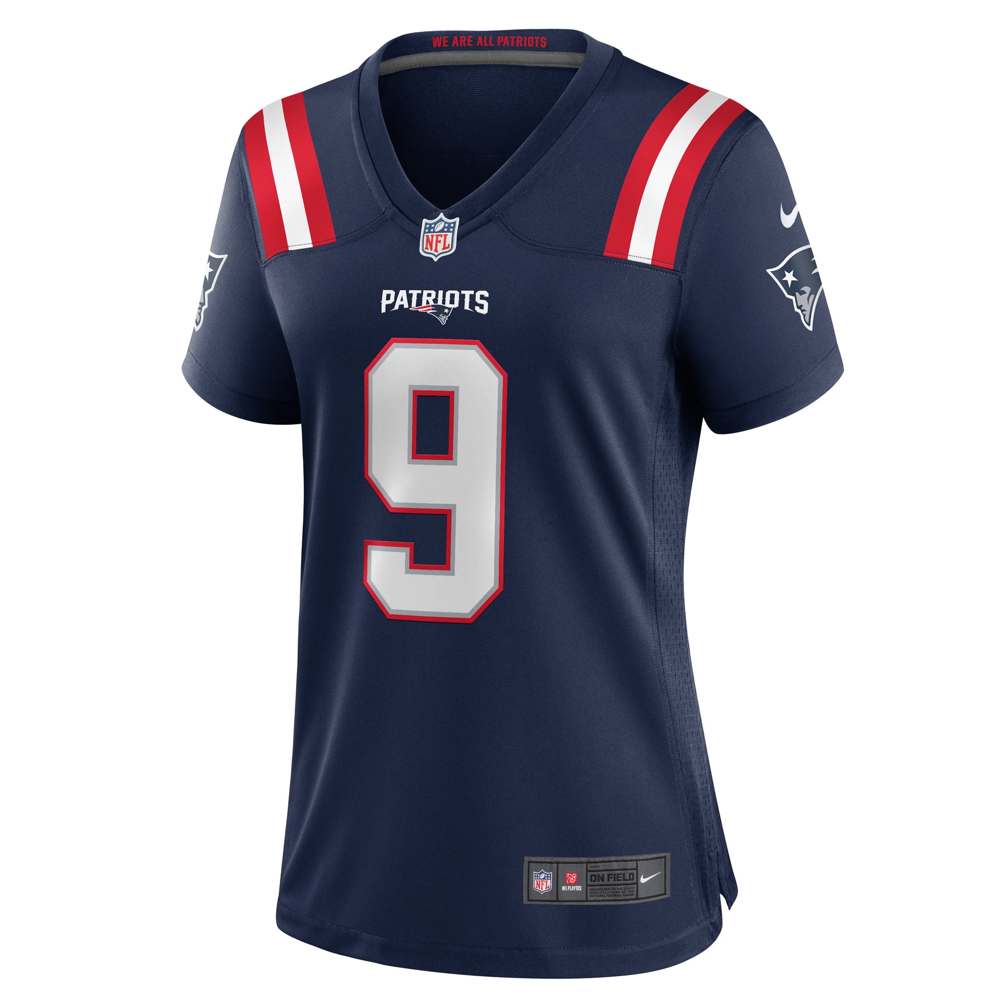 Kayshon Boutte New England Patriots Women's Game Jersey - Navy - Image 3