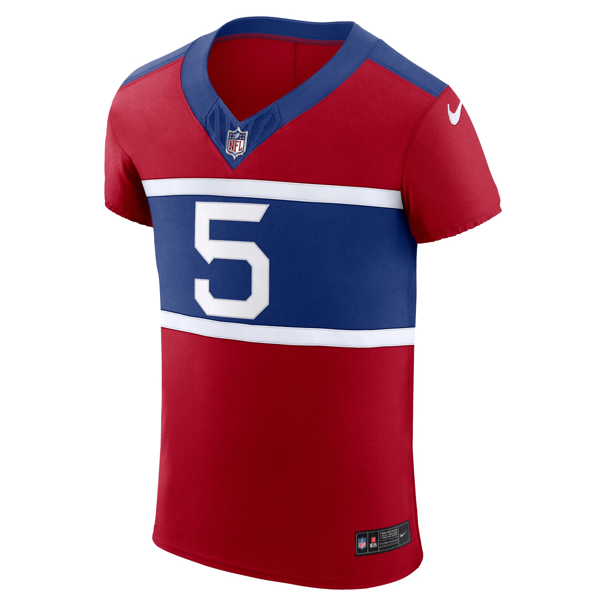 Kayvon Thibodeaux New York Giants Alternate Vapor F.U.S.E. Elite Jersey - Red - Image 3