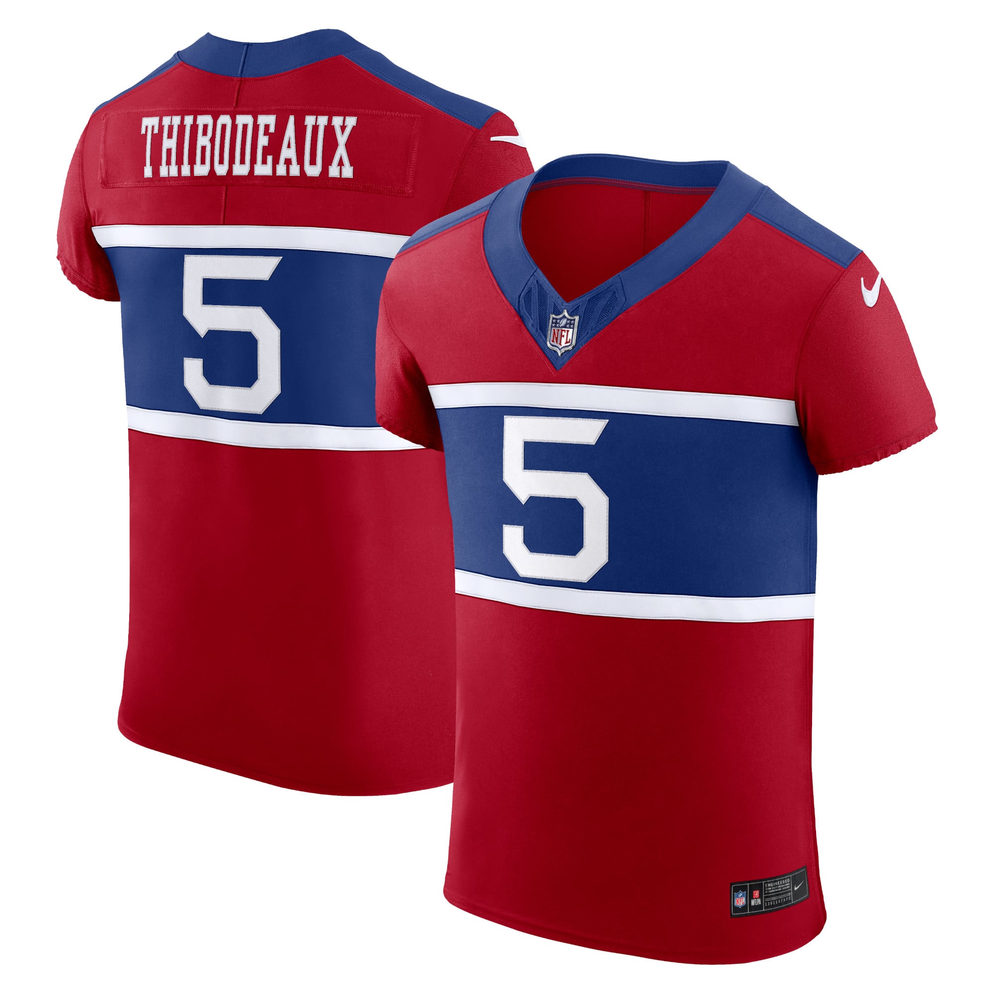 Kayvon Thibodeaux New York Giants Alternate Vapor F.U.S.E. Elite Jersey - Red - Image 2