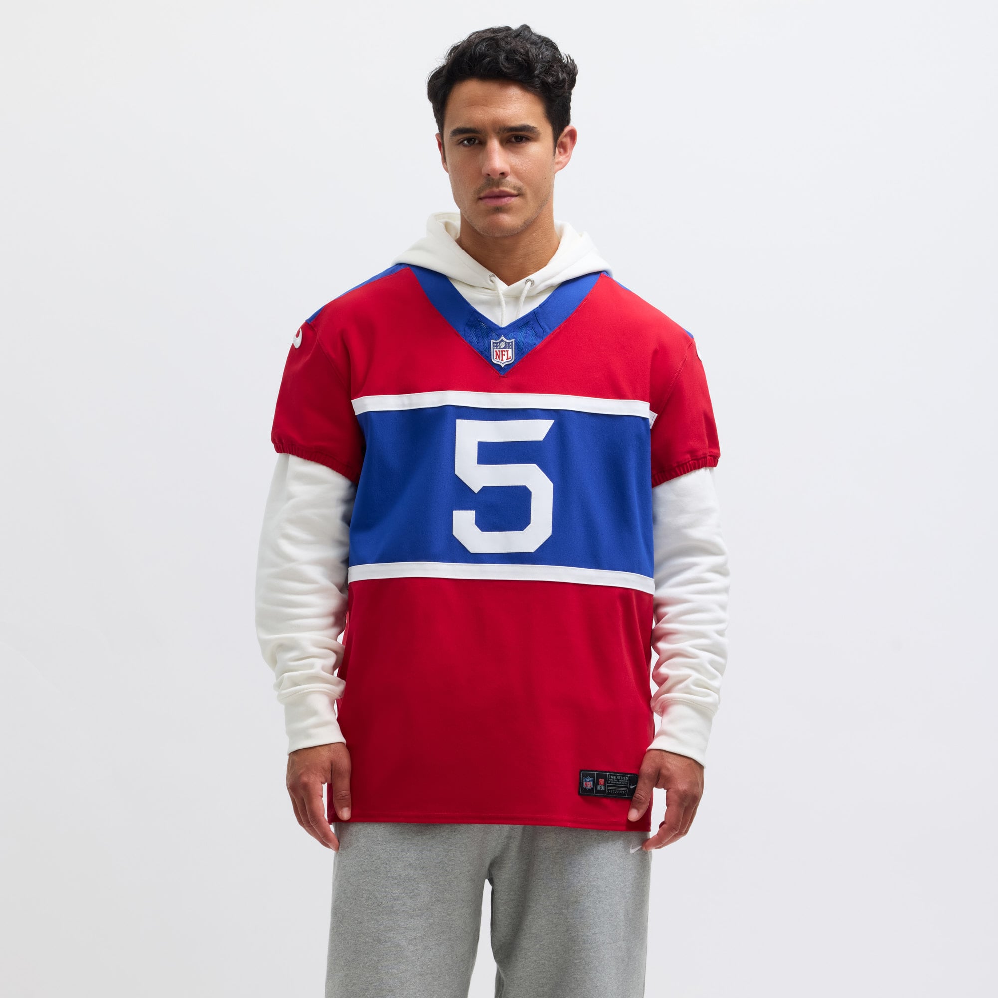 Kayvon Thibodeaux New York Giants Alternate Vapor F.U.S.E. Elite Jersey - Red - Image 5