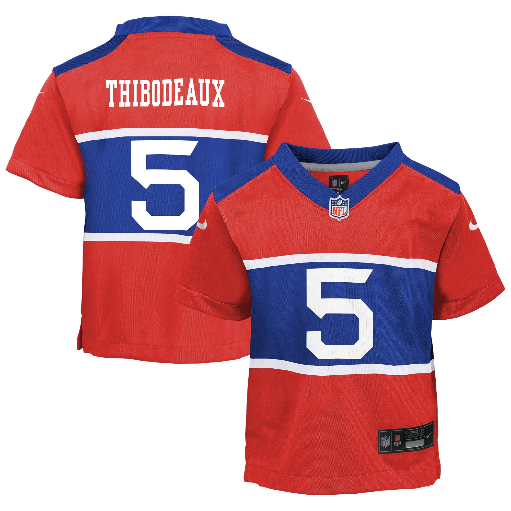 Kayvon Thibodeaux New York Giants Toddler Alternate Player Game Jersey - Century Red - Image 2