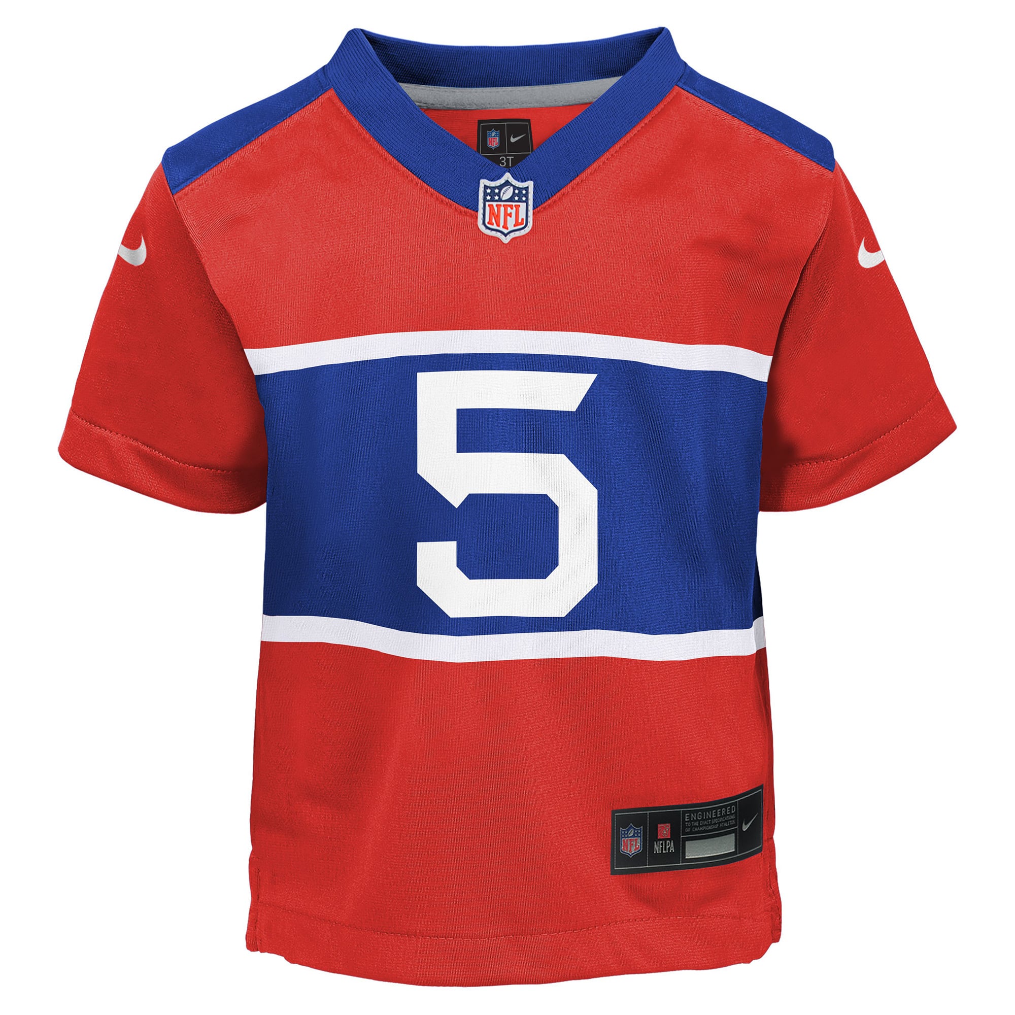 Kayvon Thibodeaux New York Giants Toddler Alternate Player Game Jersey - Century Red - Image 3
