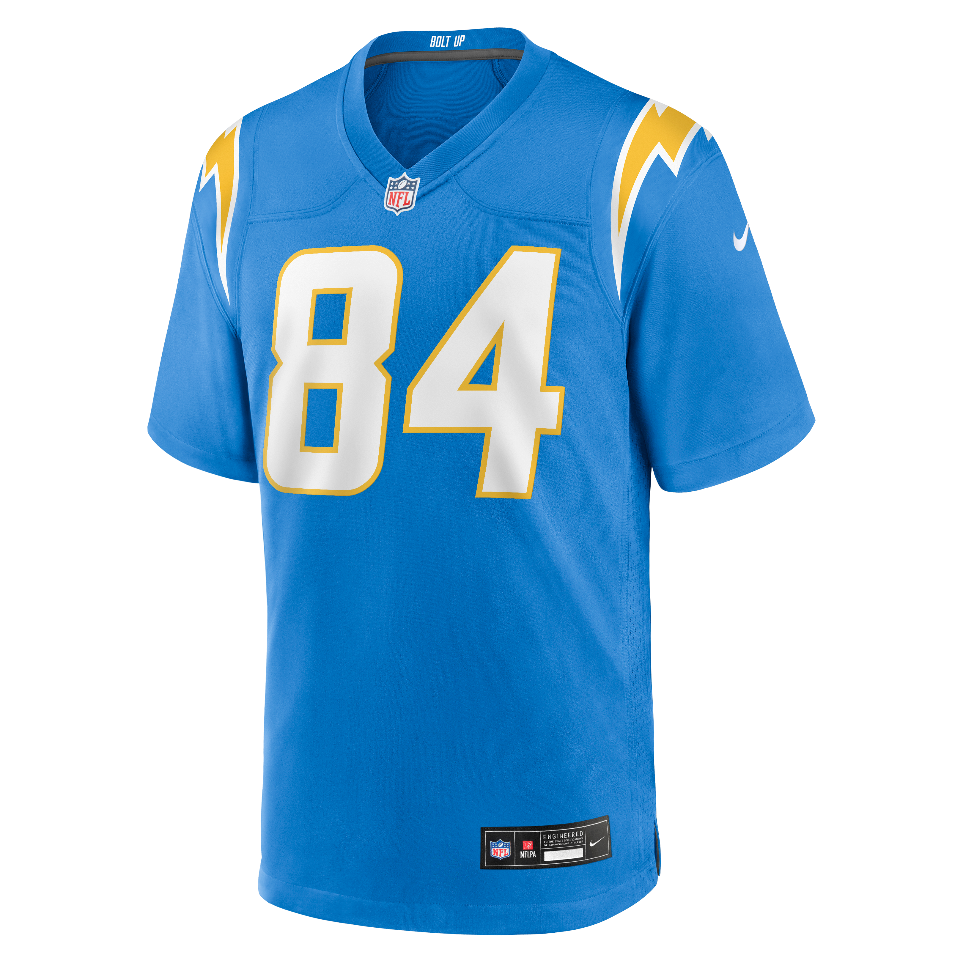 KeAndre Lambert-Smith Los Angeles Chargers Team Game Jersey - Powder Blue - Image 3