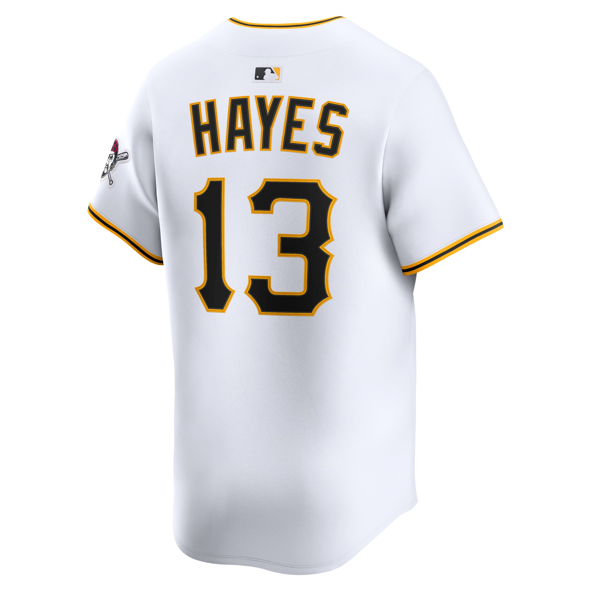 Ke'Bryan Hayes Pittsburgh Pirates Home Limited Player Jersey - White - Image 4