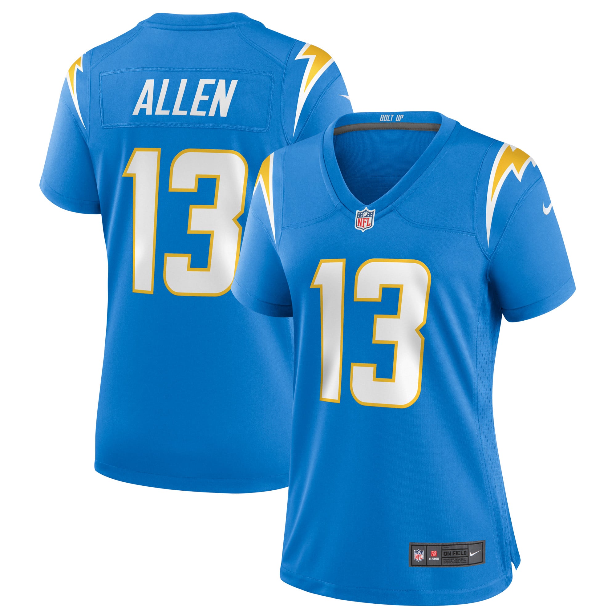 Keenan Allen Los Angeles Chargers Women's Game Jersey - Powder Blue - Image 2