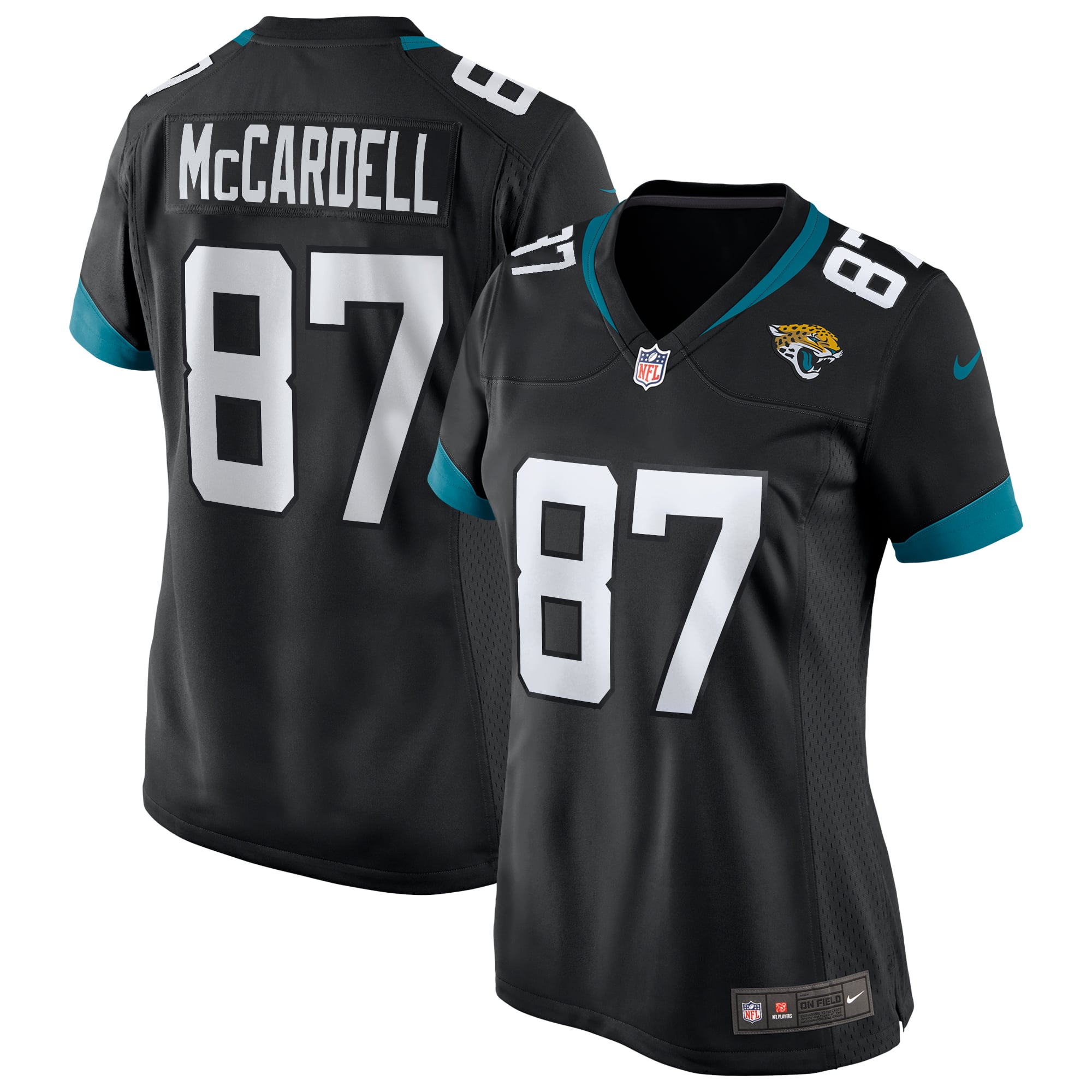Keenan McCardell Jacksonville Jaguars Women's Game Retired Player Jersey - Black - Image 2
