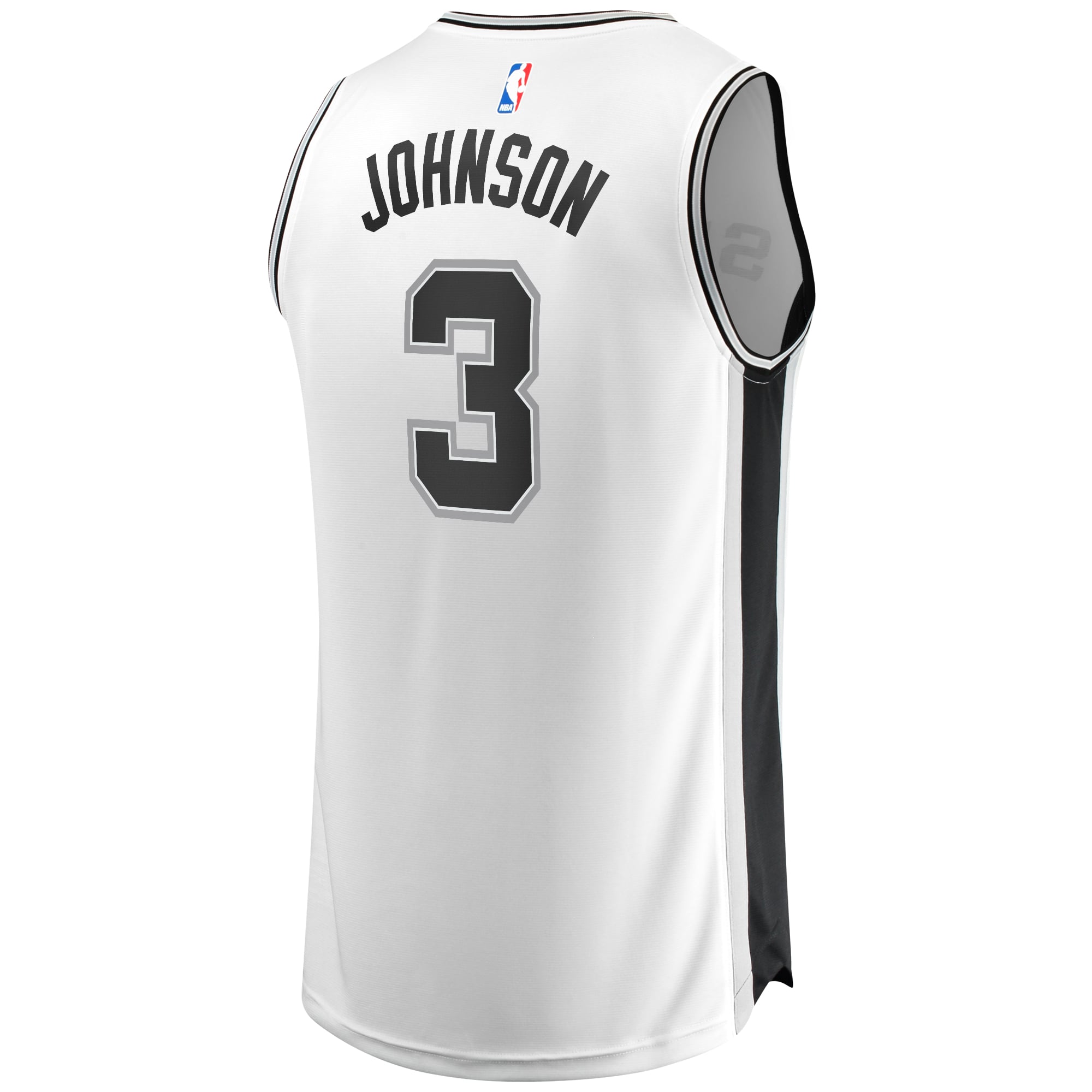 Keldon Johnson San Antonio Spurs Fast Break Association Jersey - White - Image 4