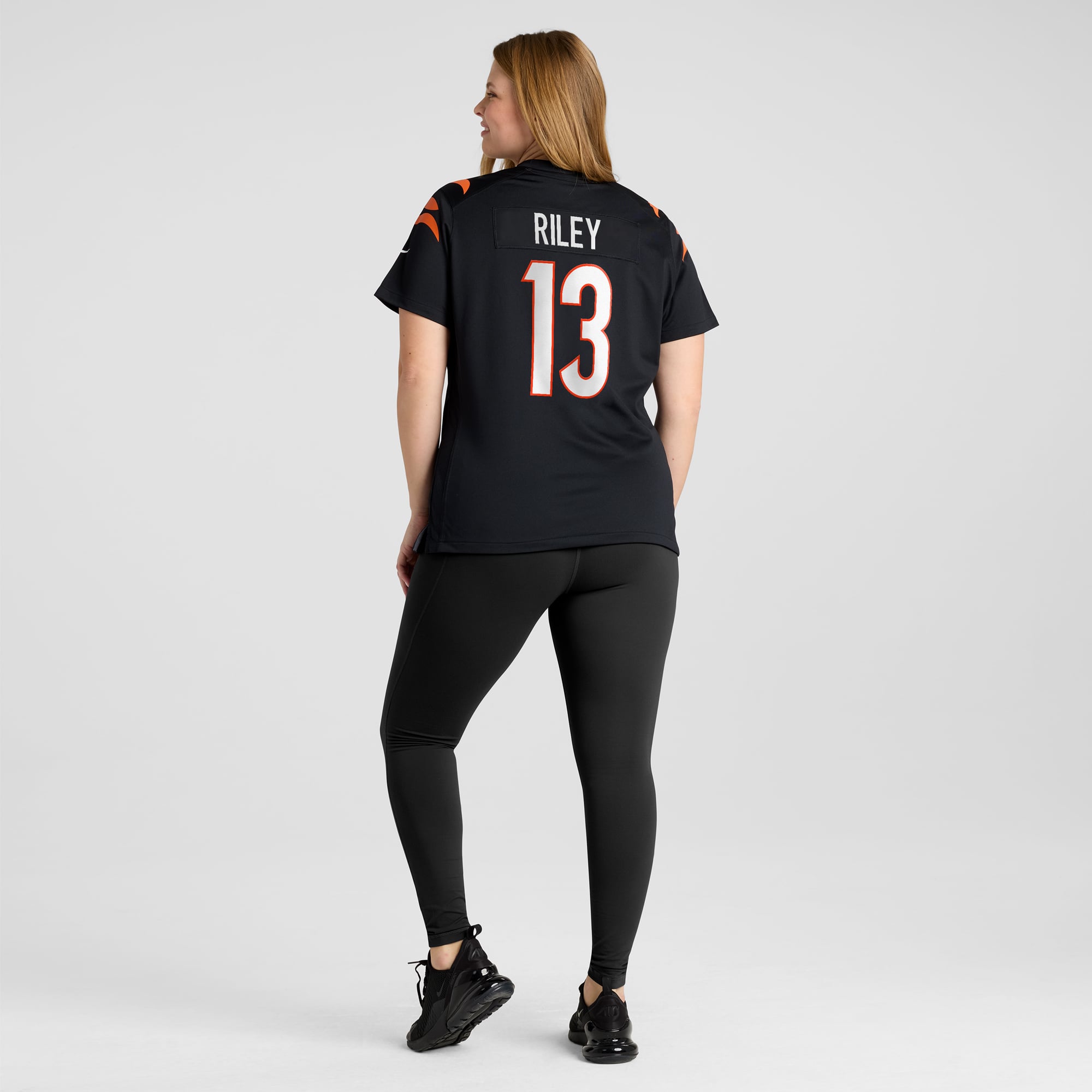 Ken Riley Cincinnati Bengals Women's Retired Player Game Jersey - Black - Image 8