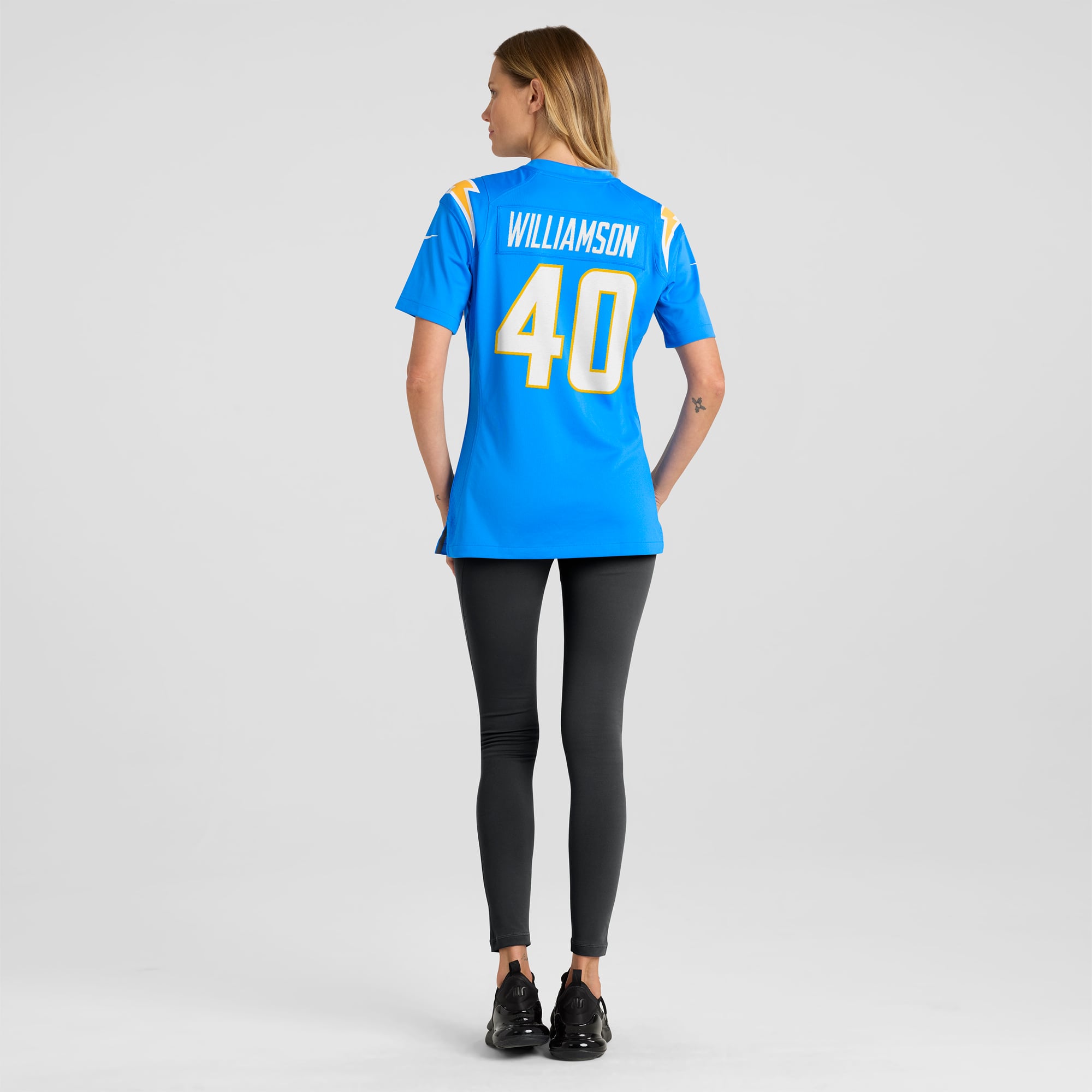 Kendall Williamson Los Angeles Chargers Women's Team Game Jersey - Powder Blue - Image 6