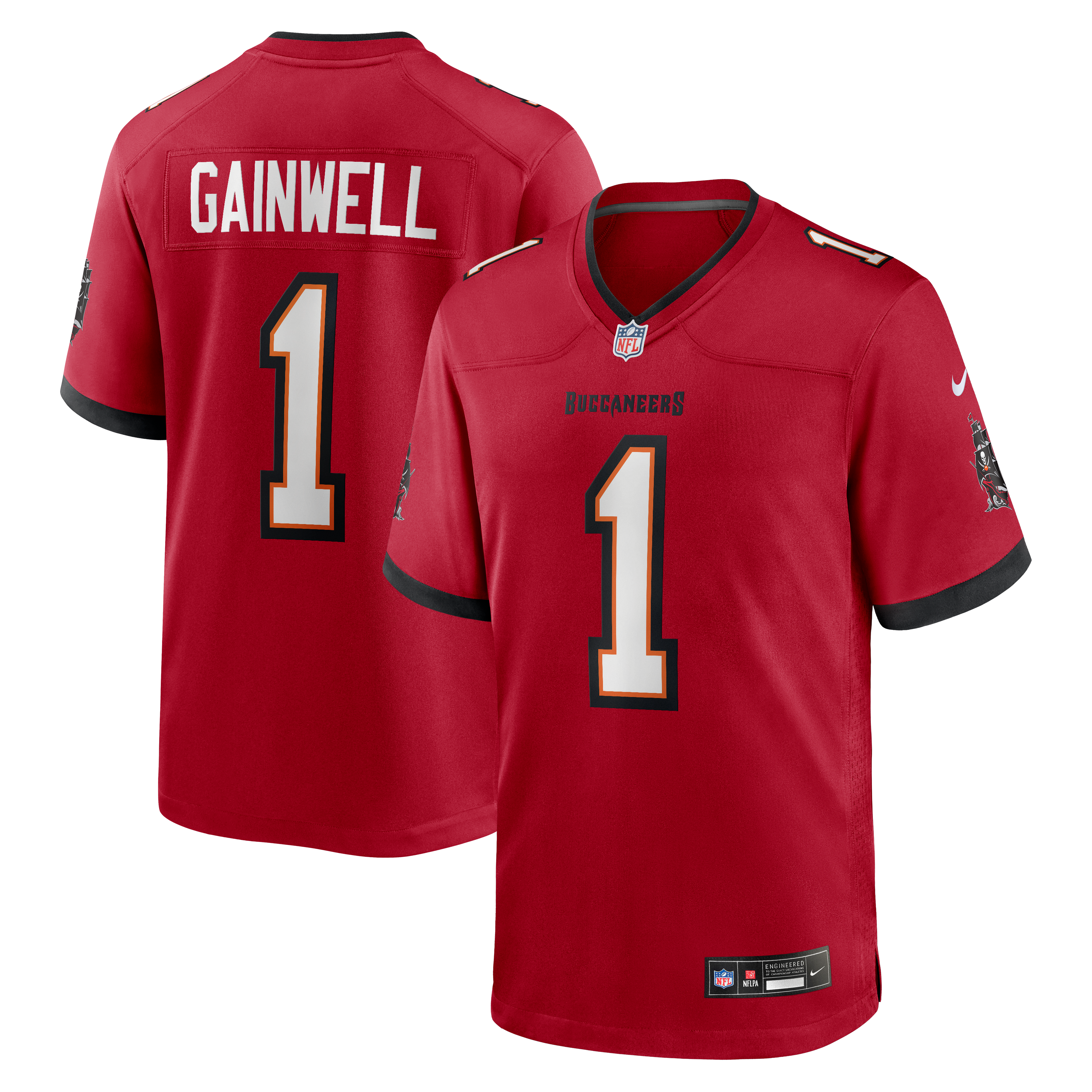 Kenneth Gainwell Tampa Bay Buccaneers Team Game Jersey - Red - Image 2
