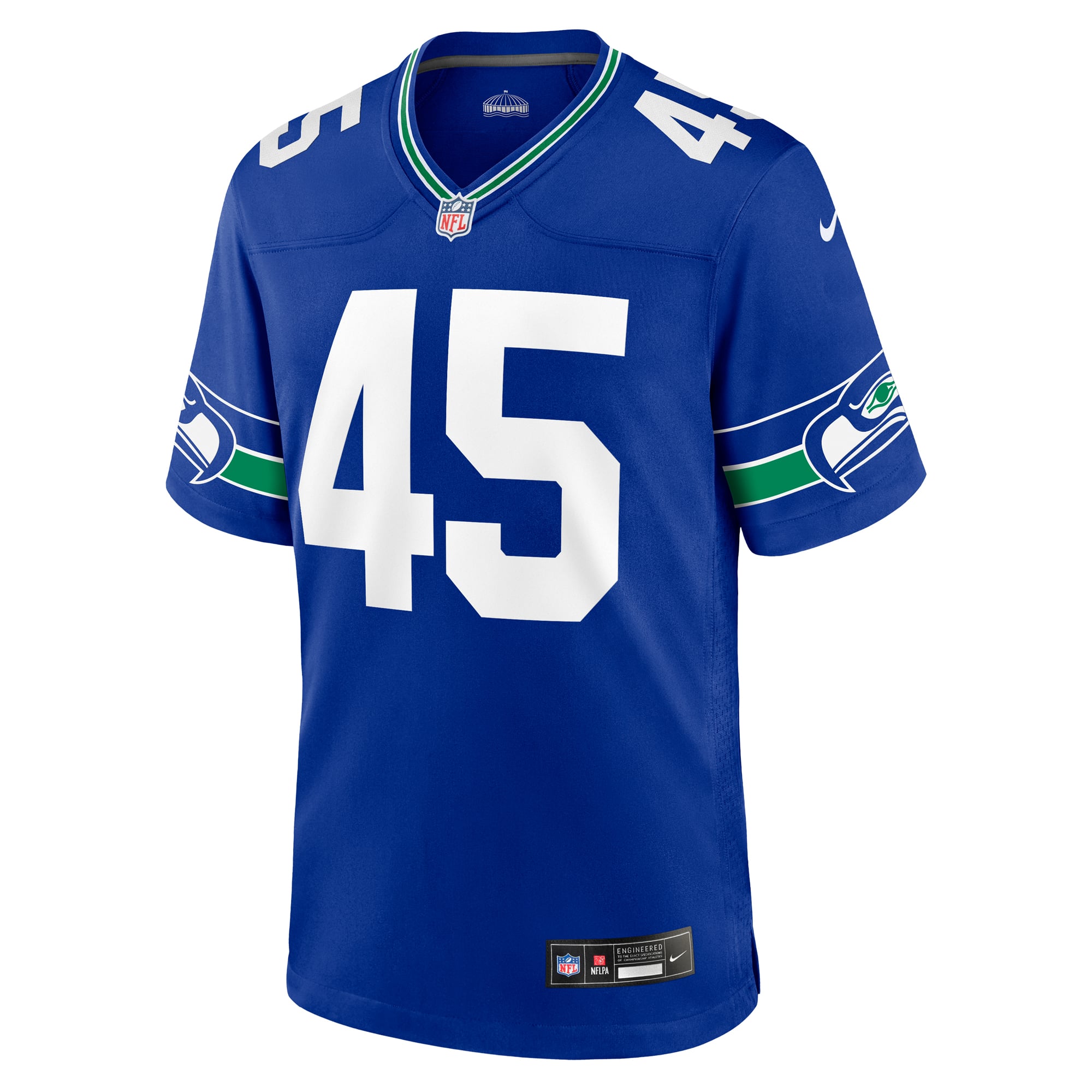 Kenny Easley Seattle Seahawks Retired Player Alternate Game Jersey - Royal - Image 3