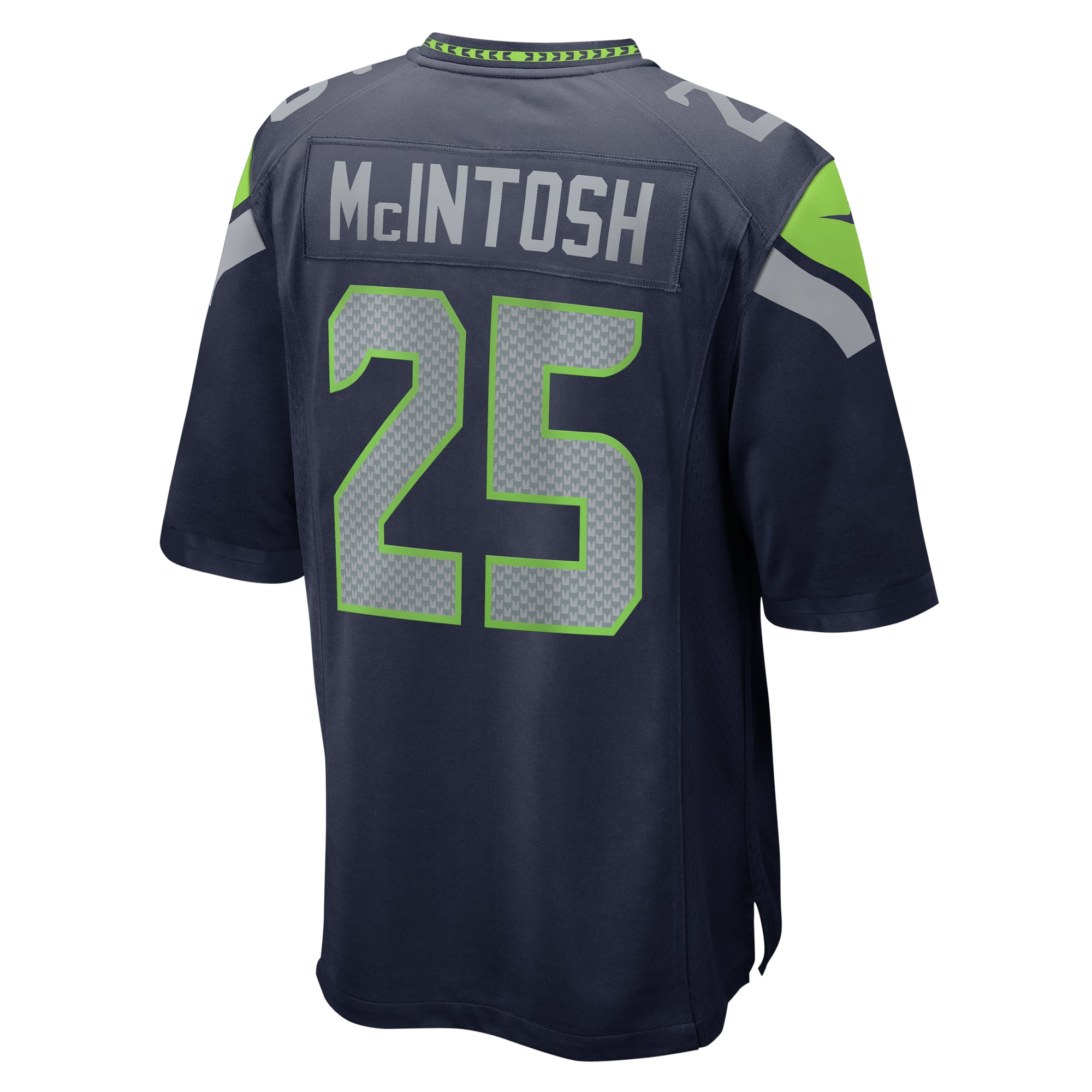 Kenny McIntosh Seattle Seahawks Game Jersey - College Navy - Image 4