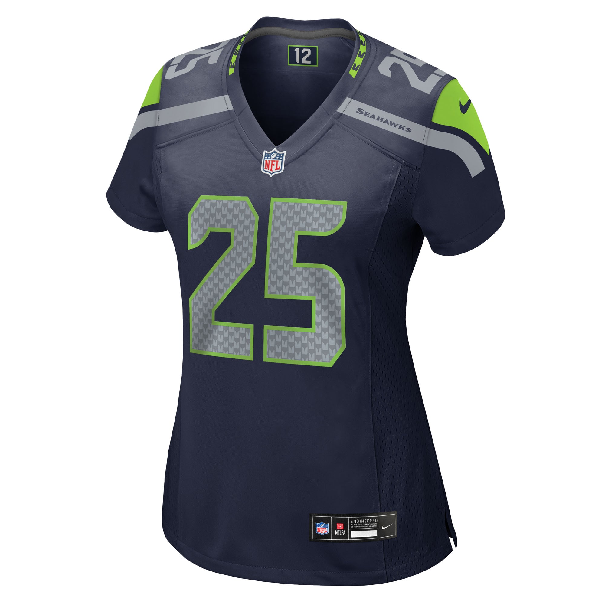 Kenny McIntosh Seattle Seahawks Women's Team Game Jersey - College Navy - Image 3