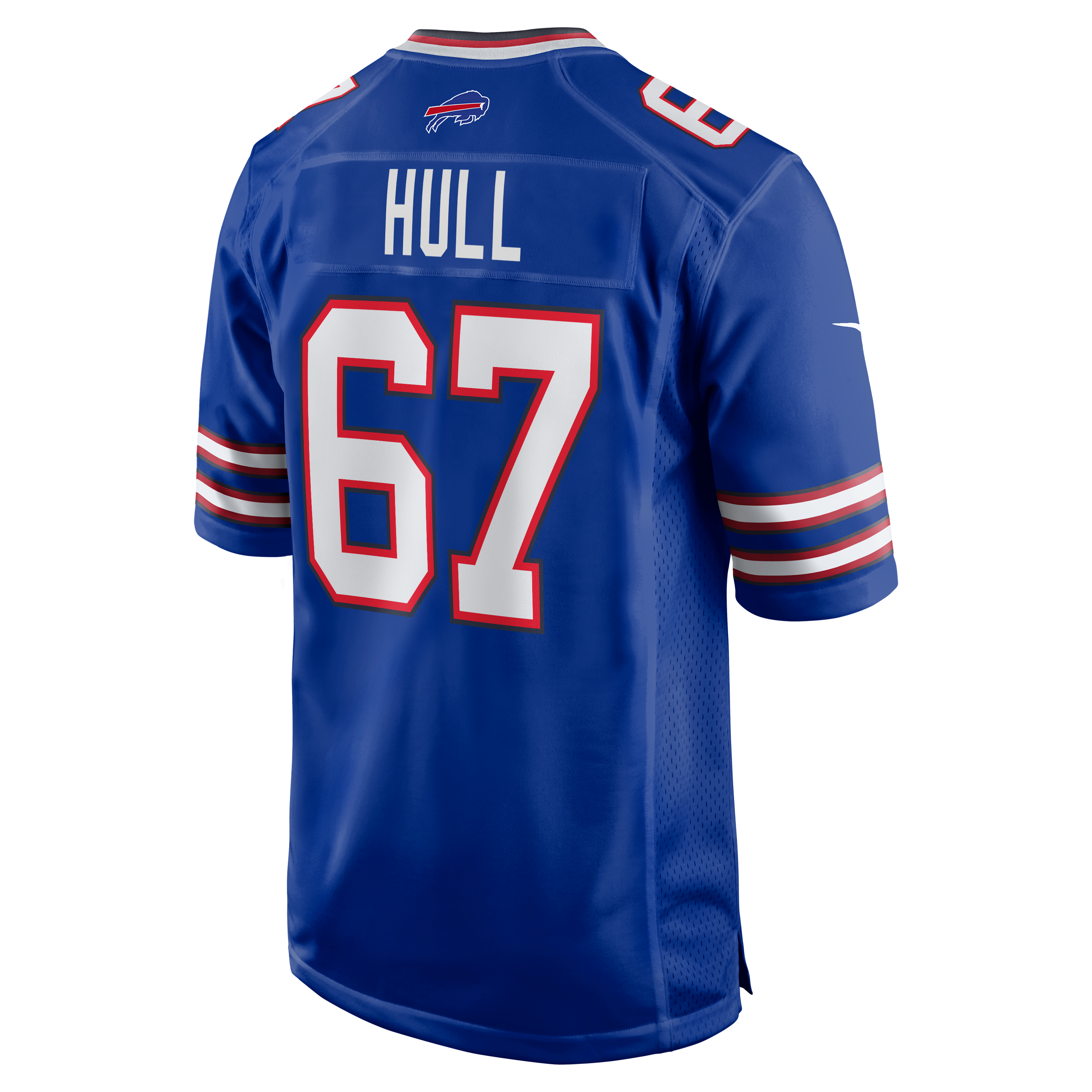 Kent Hull Buffalo Bills Game Retired Player Jersey - Royal - Image 4