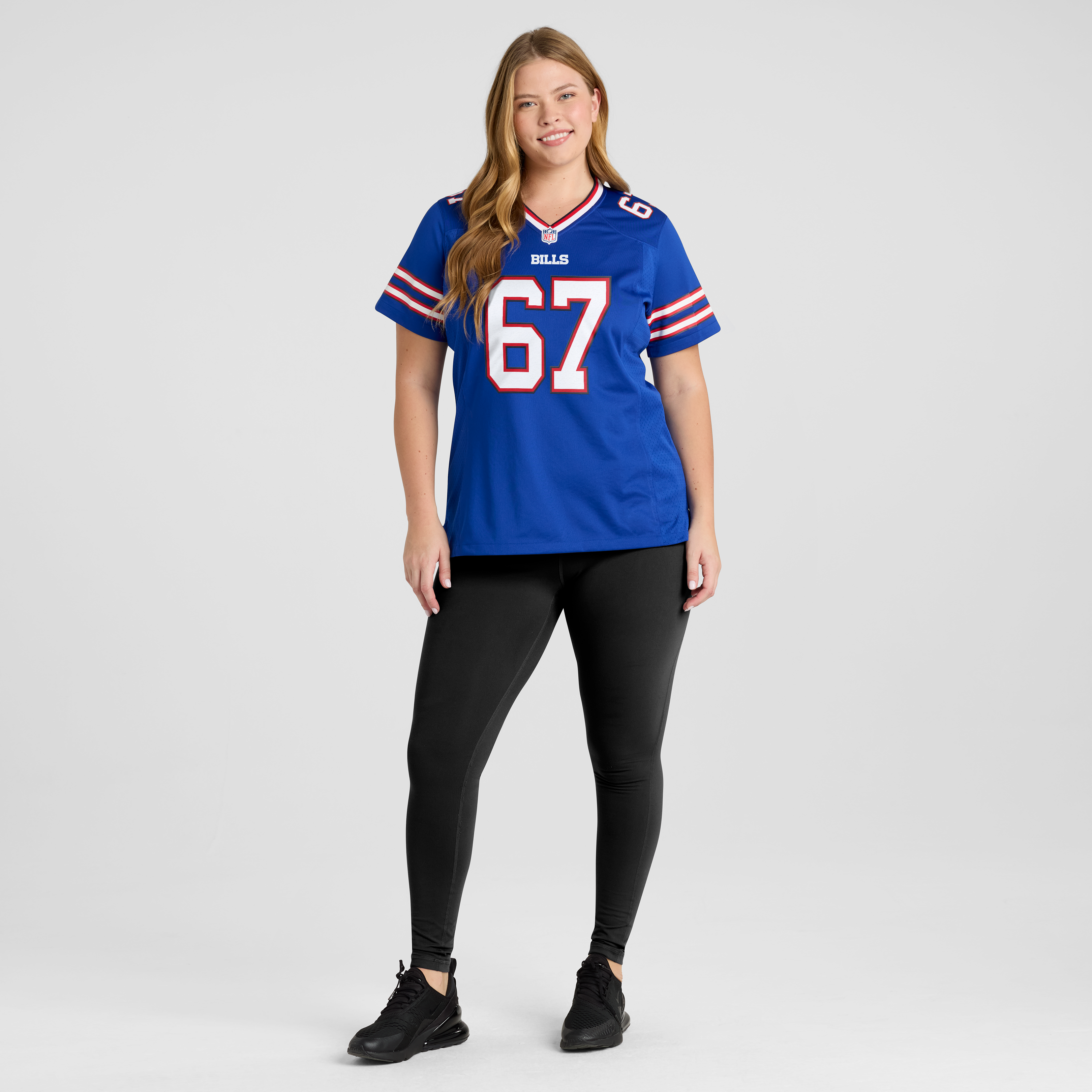 Kent Hull Buffalo Bills Women's Game Retired Player Jersey - Royal - Image 7