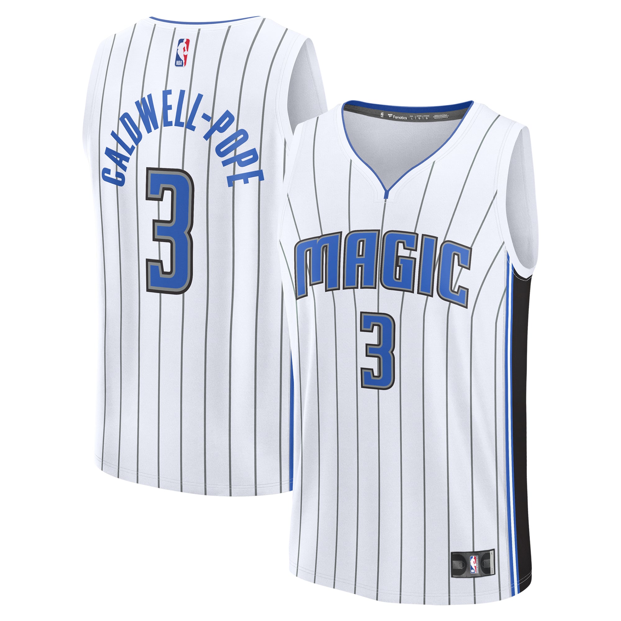 Kentavious Caldwell-Pope Orlando Magic Fast Break Player Jersey - Association Edition - White - Image 2