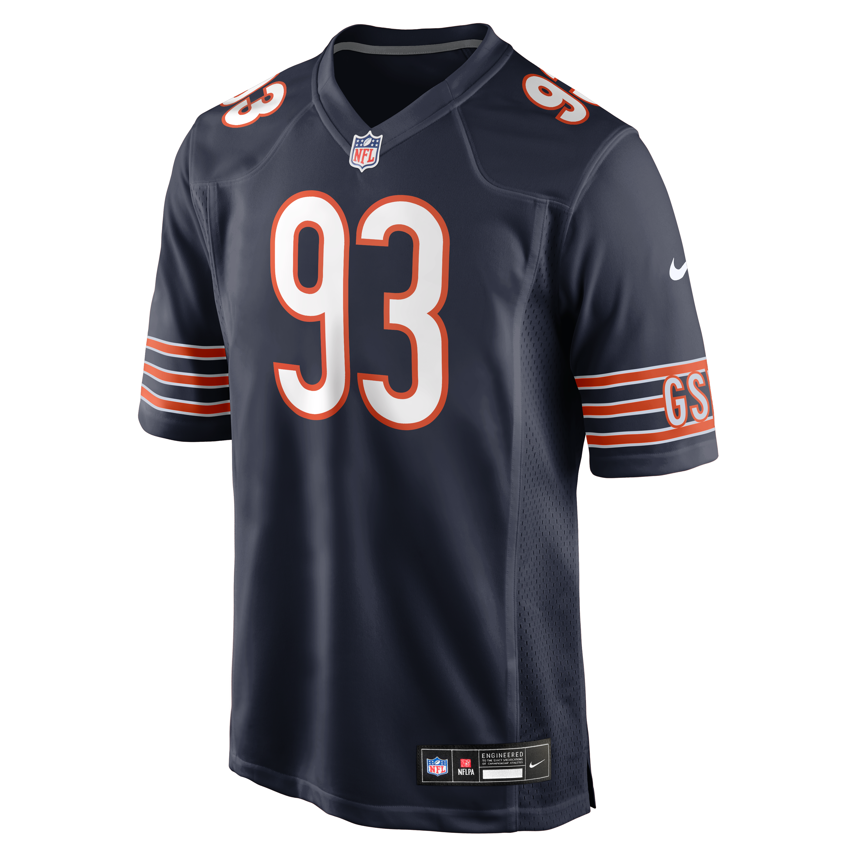 Kentavius Street Chicago Bears Team Game Jersey - Navy - Image 3