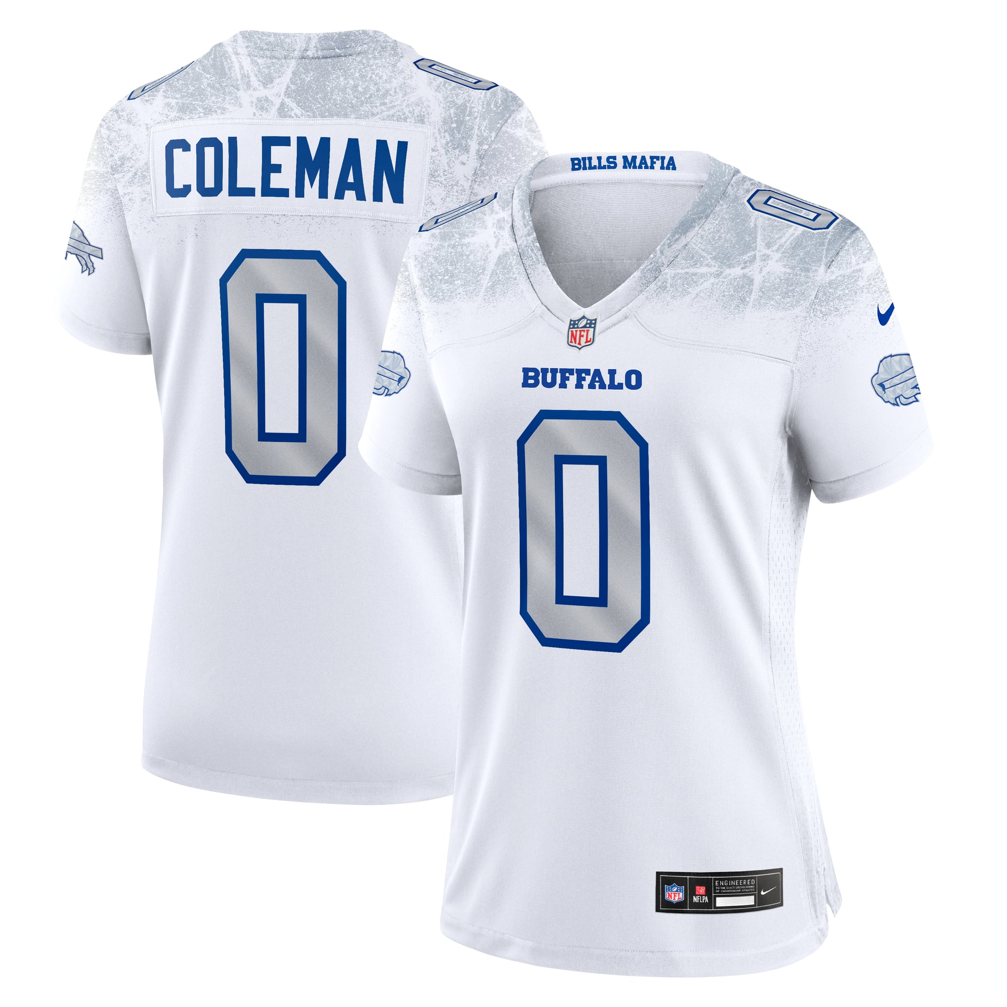 Keon Coleman Buffalo Bills Women's 2025 Rivalries Collection Game Jersey - White