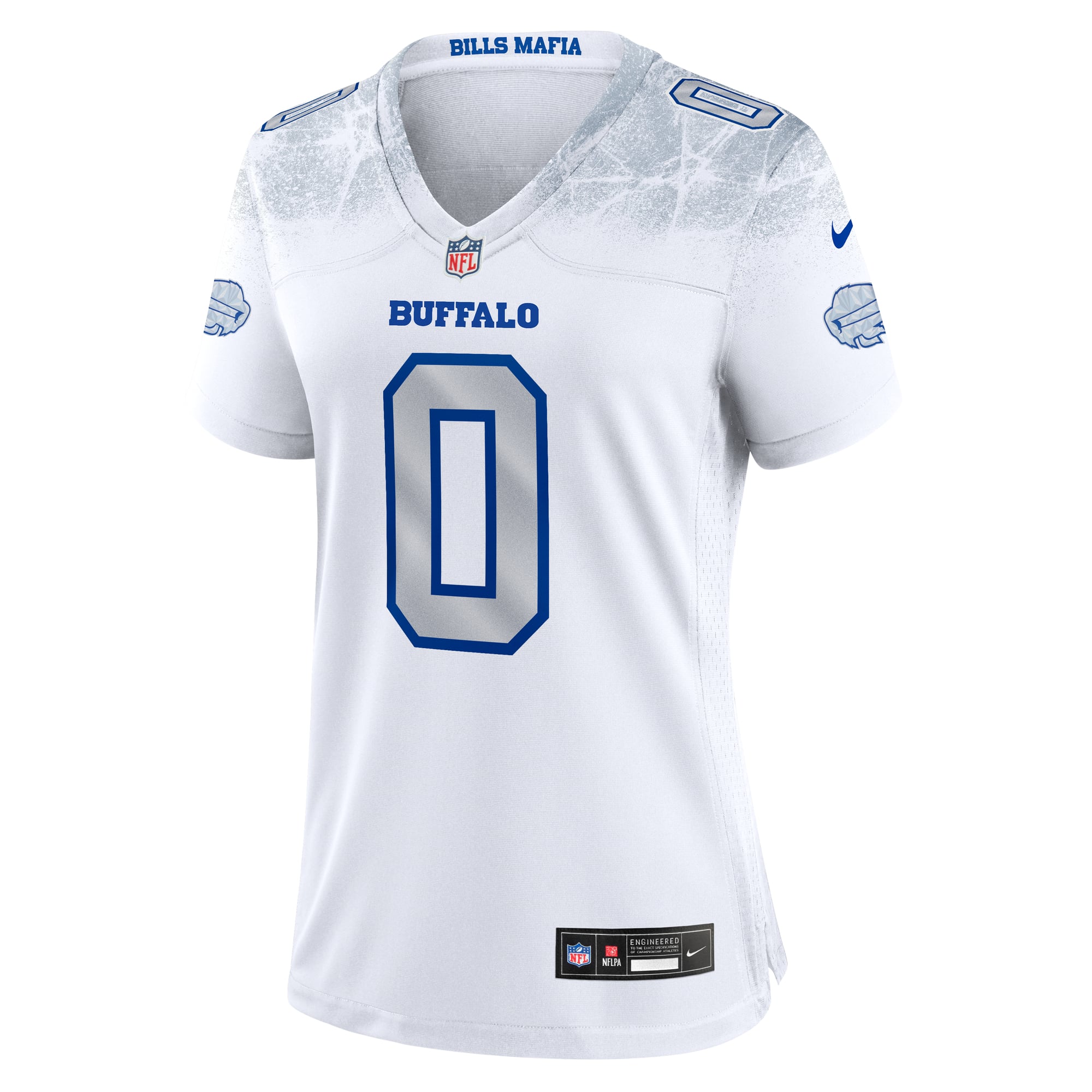 Keon Coleman Buffalo Bills Women's 2025 Rivalries Collection Game Jersey - White - Image 3