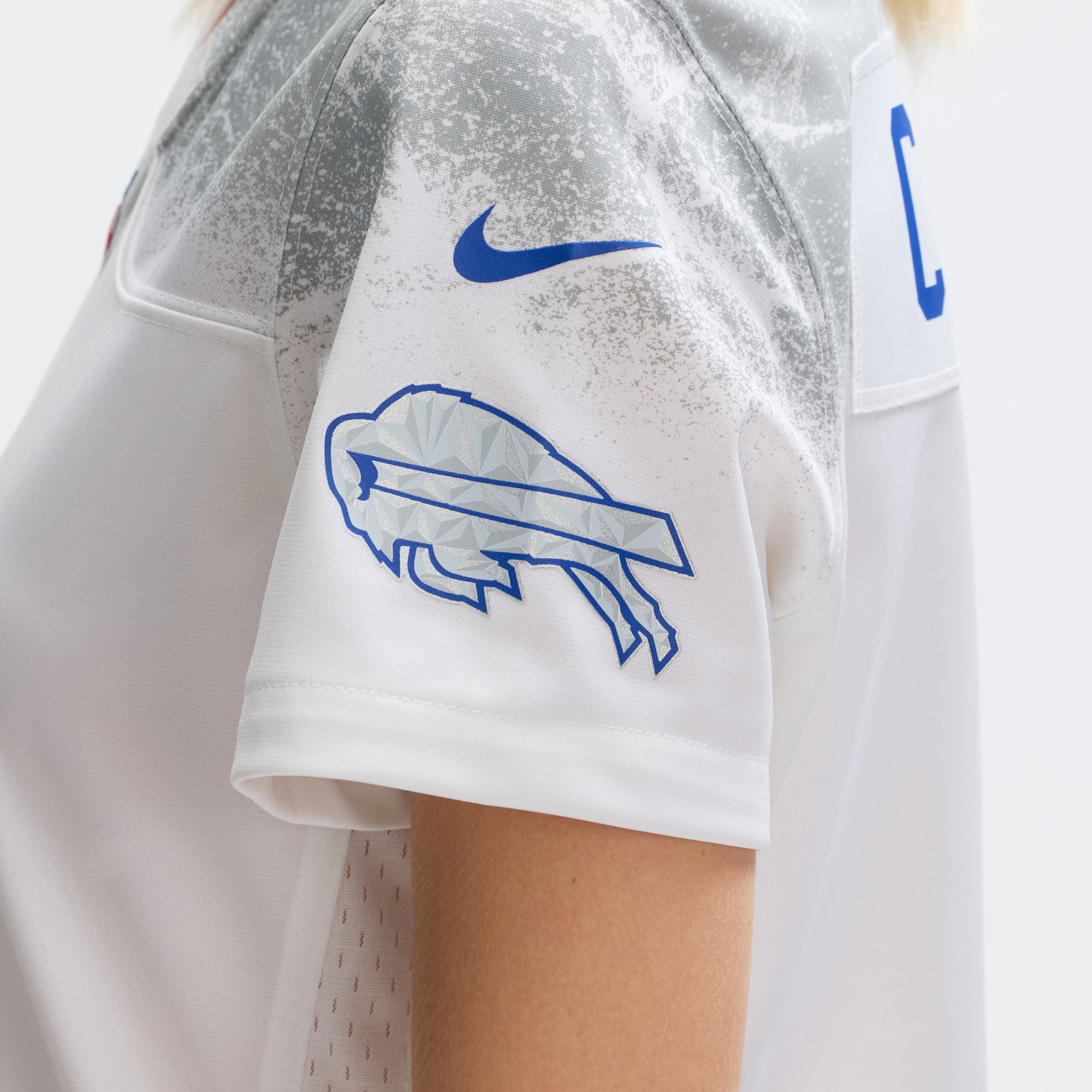 Keon Coleman Buffalo Bills Women's 2025 Rivalries Collection Game Jersey - White - Image 11
