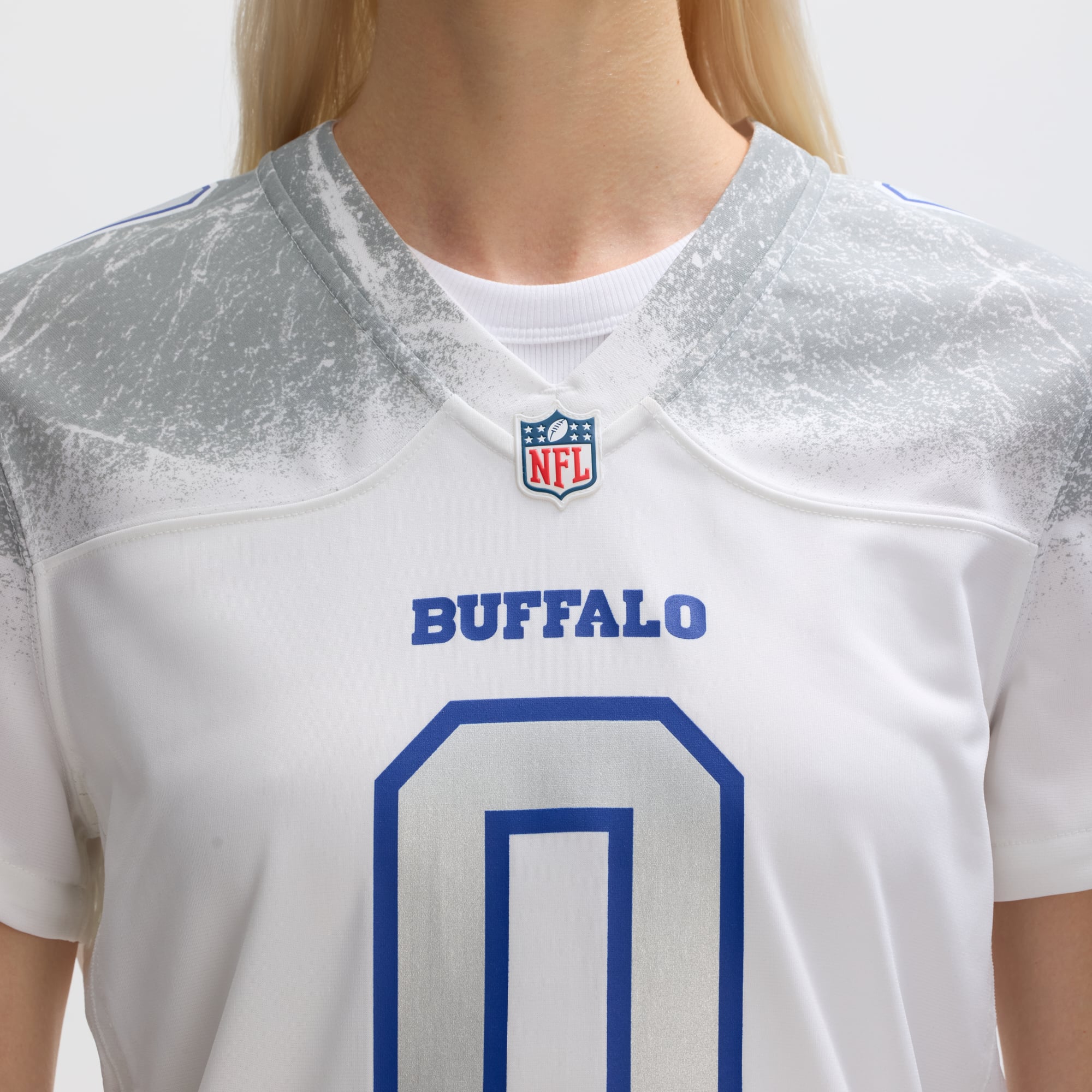 Keon Coleman Buffalo Bills Women's 2025 Rivalries Collection Game Jersey - White - Image 8