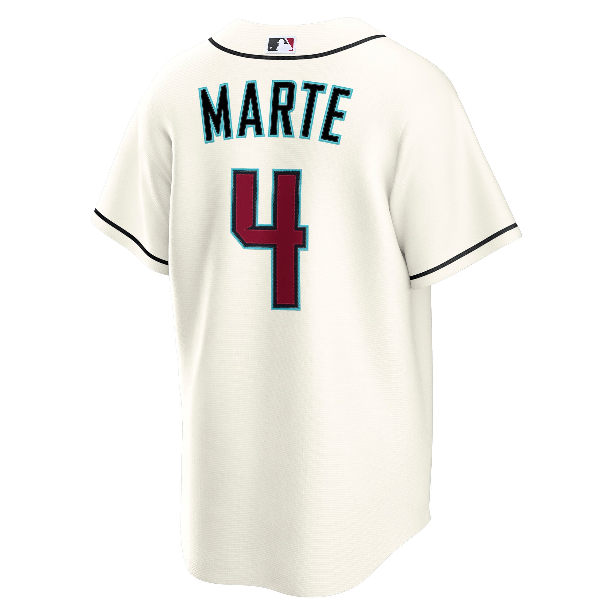 Ketel Marte Arizona Diamondbacks Home Jersey - Cream - Image 4