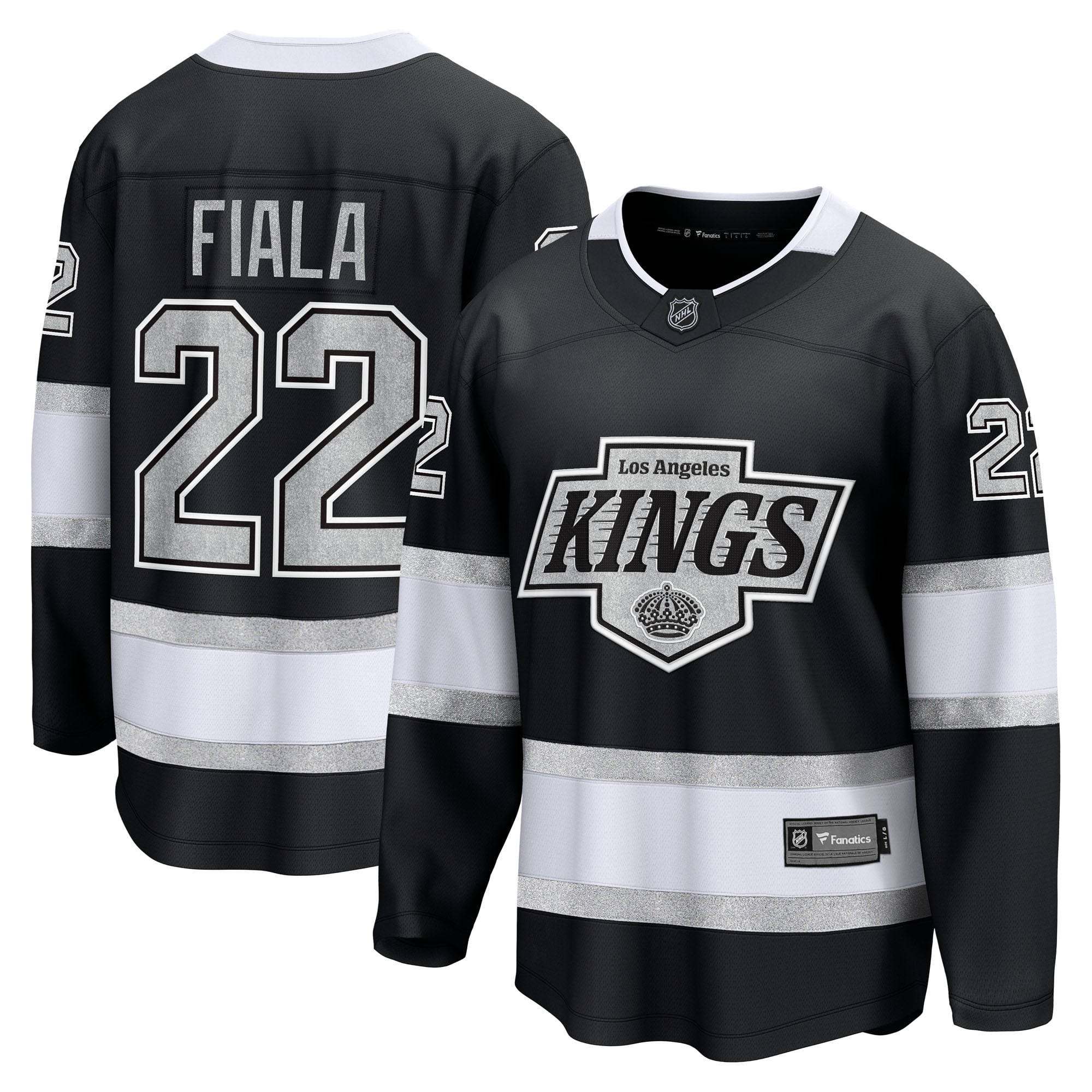 Kevin Fiala Los Angeles Kings Home Breakaway Jersey - Black