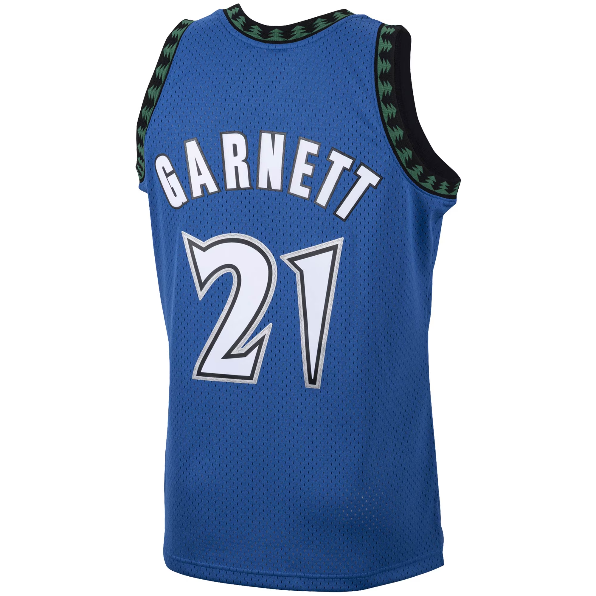Kevin Garnett Minnesota Timberwolves Big & Tall 2003/04 Hardwood Classics Swingman Jersey - Blue - Image 4