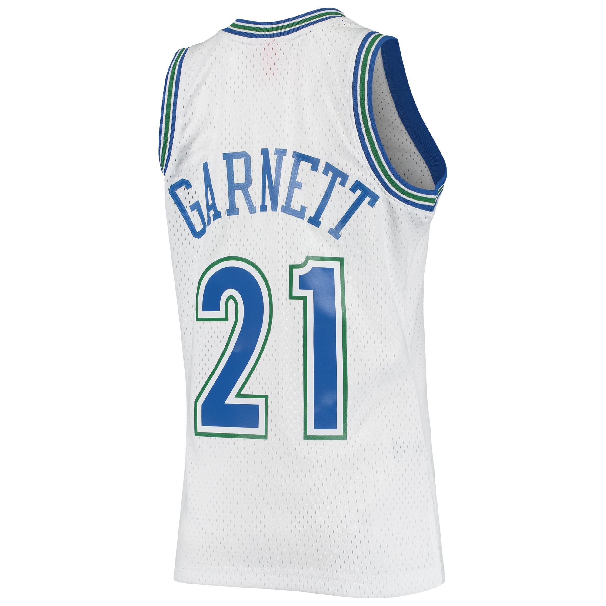 Kevin Garnett Minnesota Timberwolves Hardwood Classics Swingman Jersey - White - Image 4