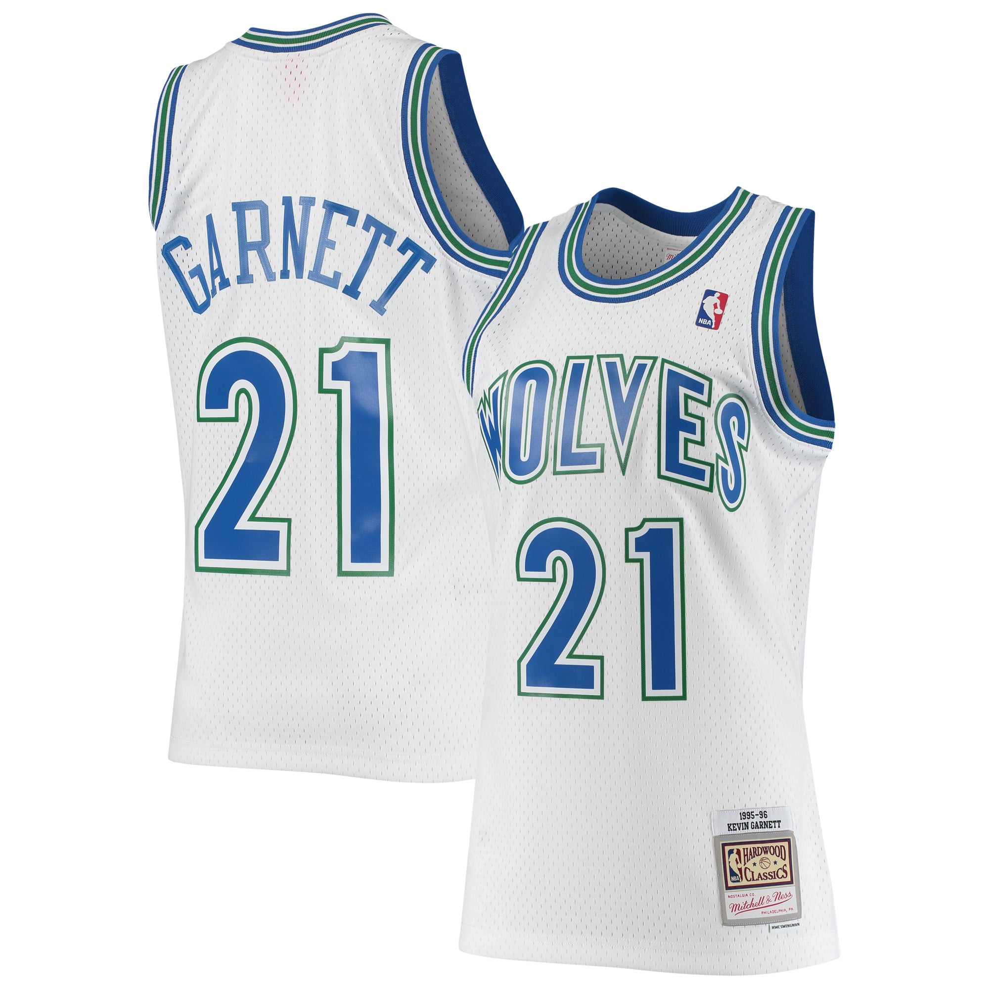 Kevin Garnett Minnesota Timberwolves Hardwood Classics Swingman Jersey - White