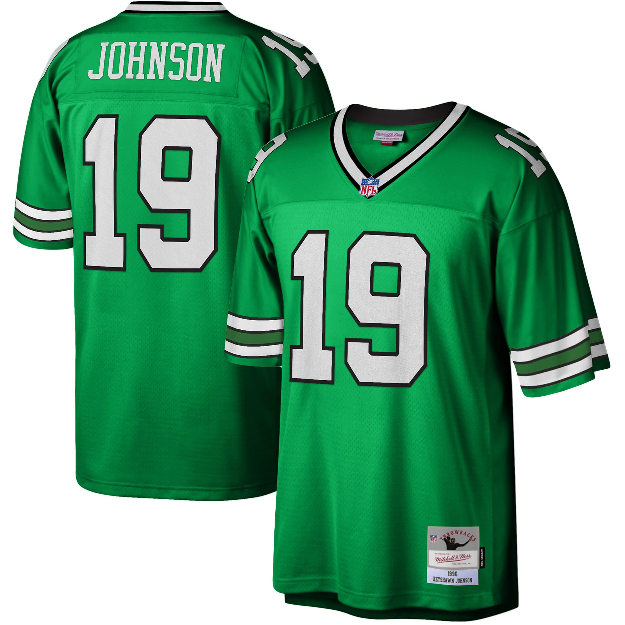 Keyshawn Johnson New York Jets Legacy Jersey - Kelly Green - Image 2