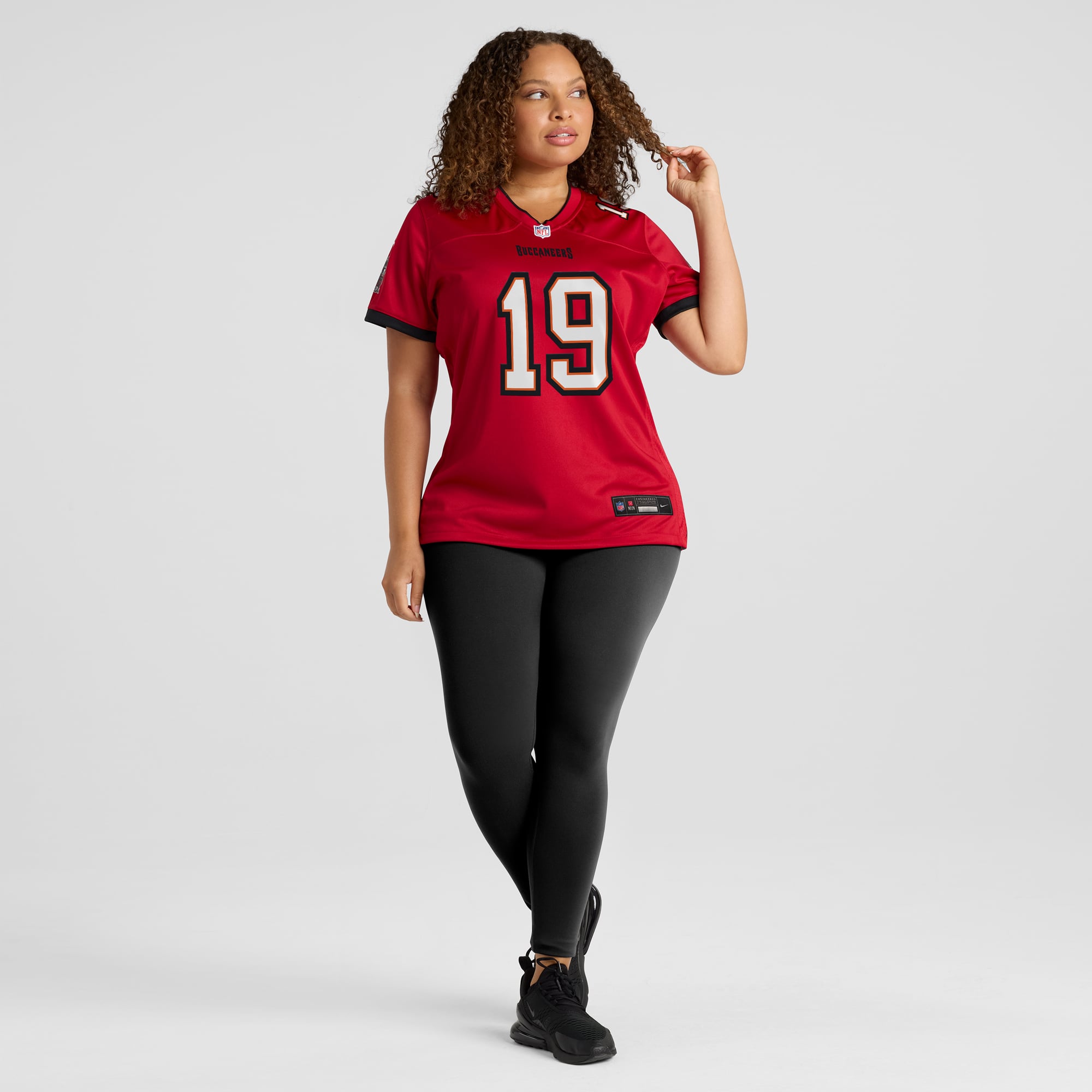 Keyshawn Johnson Tampa Bay Buccaneers Women's Game Retired Player Jersey - Red - Image 7