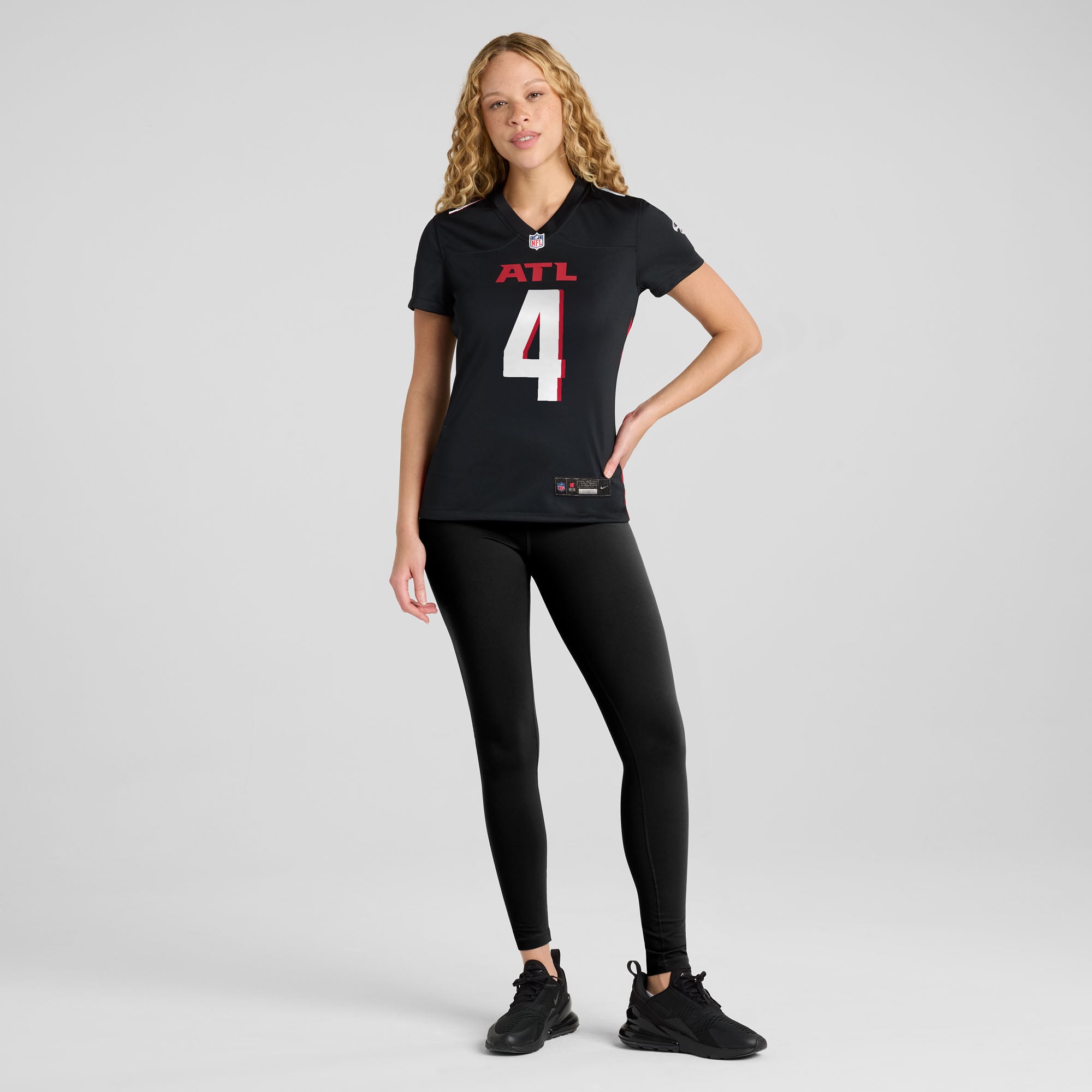 KhaDarel Hodge Atlanta Falcons Women's Team Game Jersey - Black - Image 5