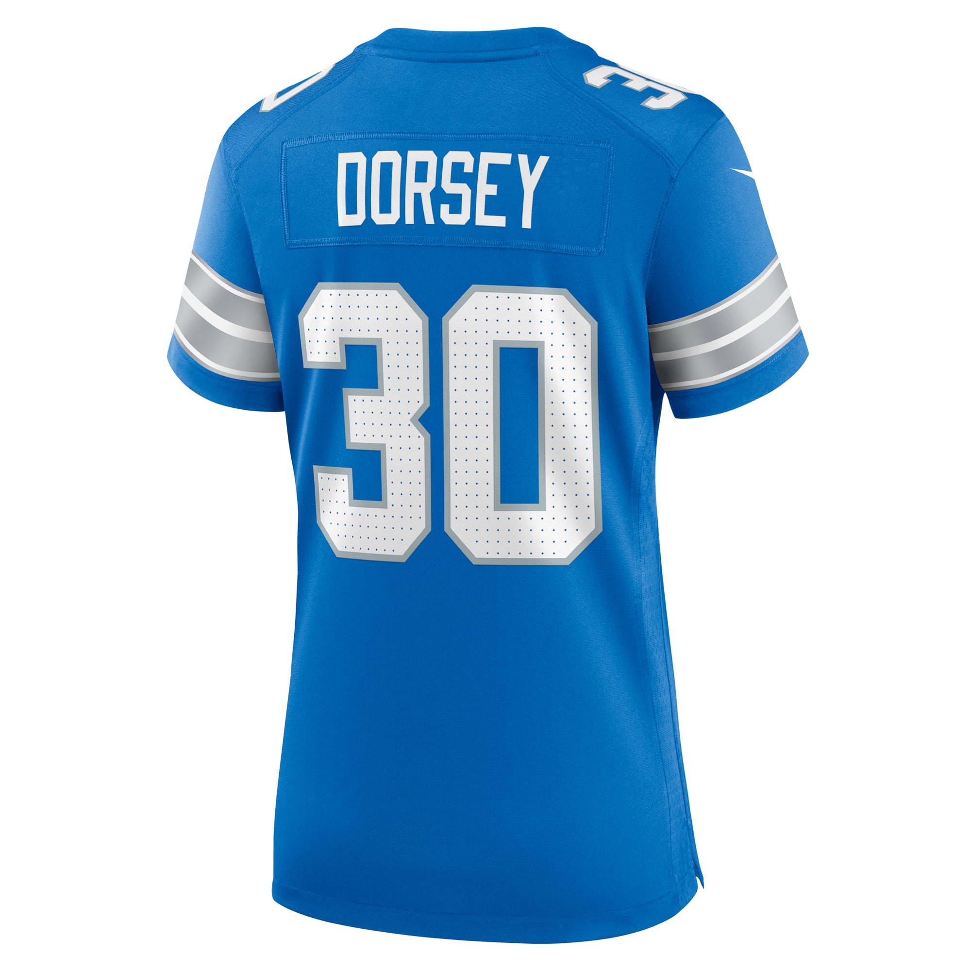 Khalil Dorsey Detroit Lions Women's Team Game Jersey - Blue - Image 4