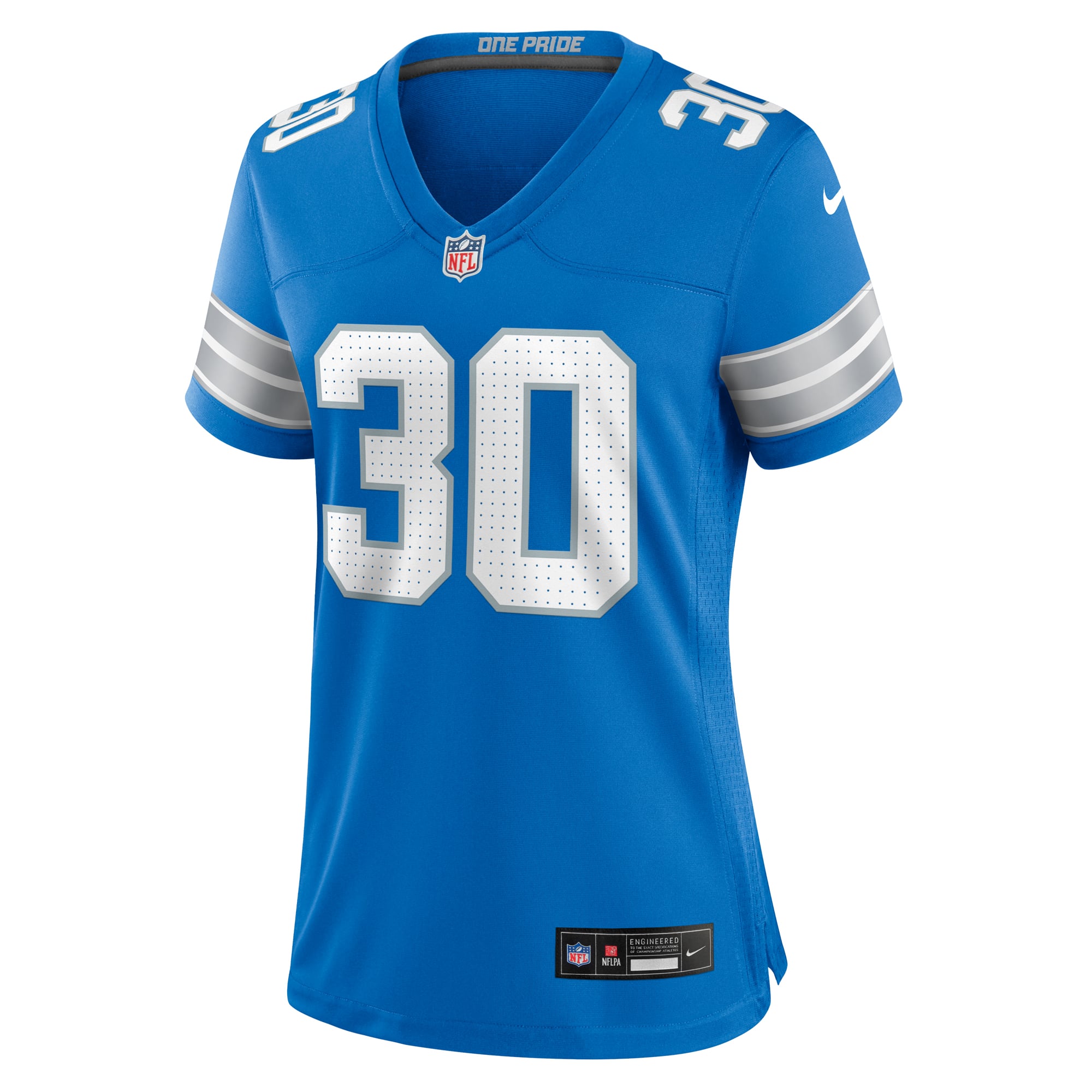 Khalil Dorsey Detroit Lions Women's Team Game Jersey - Blue - Image 3