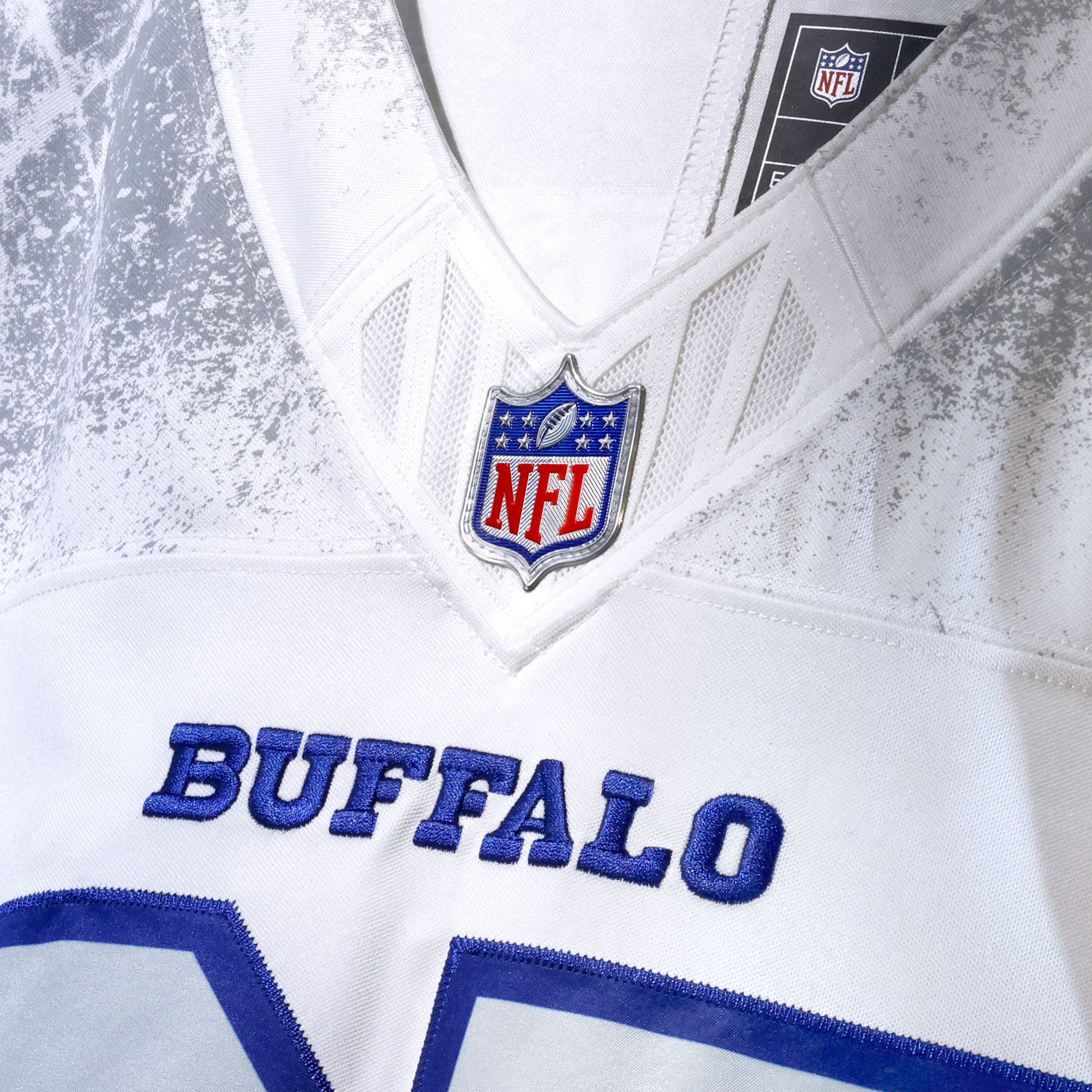 Khalil Shakir Buffalo Bills 2025 Rivalries Collection Stitched Limited Jersey - White - Image 6