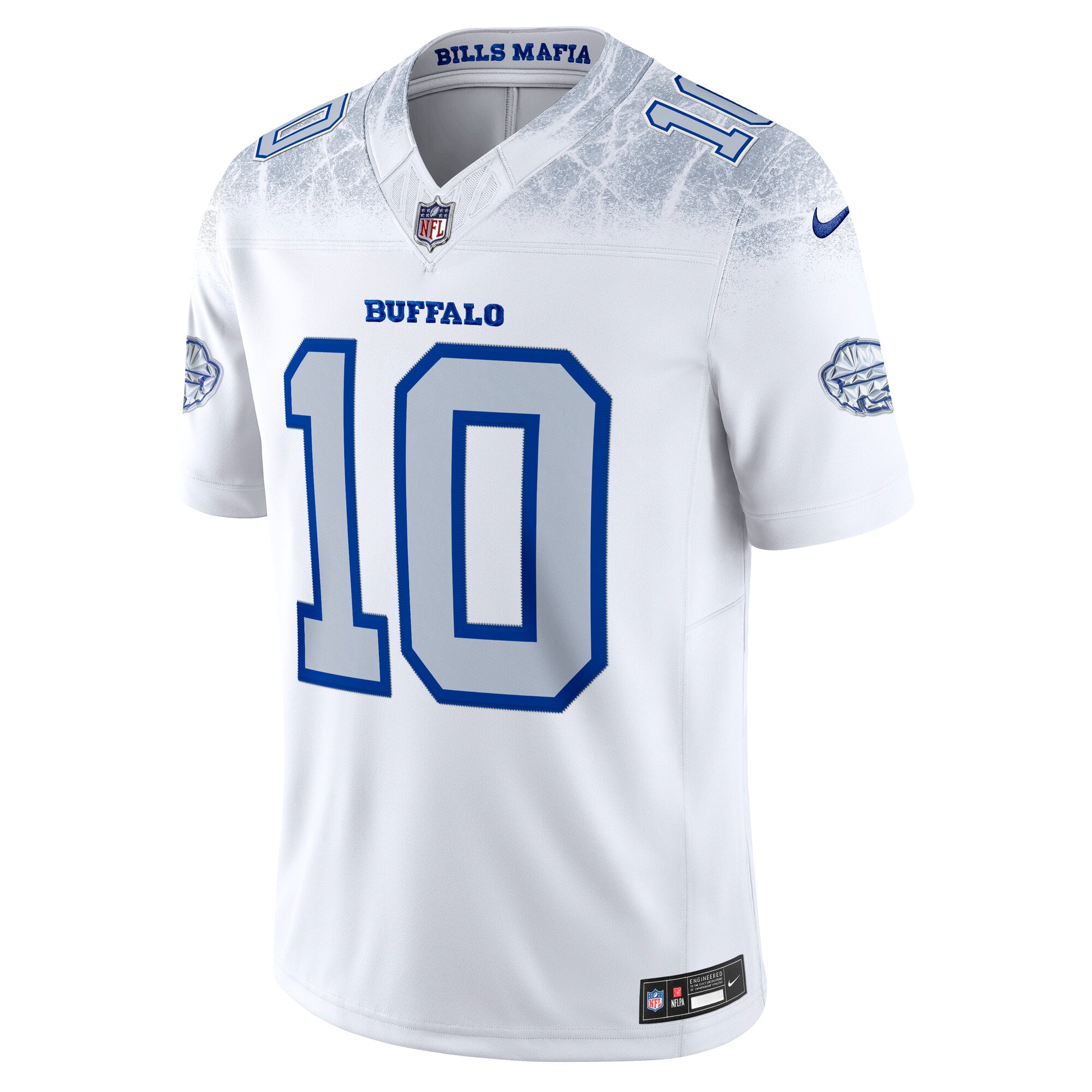 Khalil Shakir Buffalo Bills 2025 Rivalries Collection Stitched Limited Jersey - White - Image 3